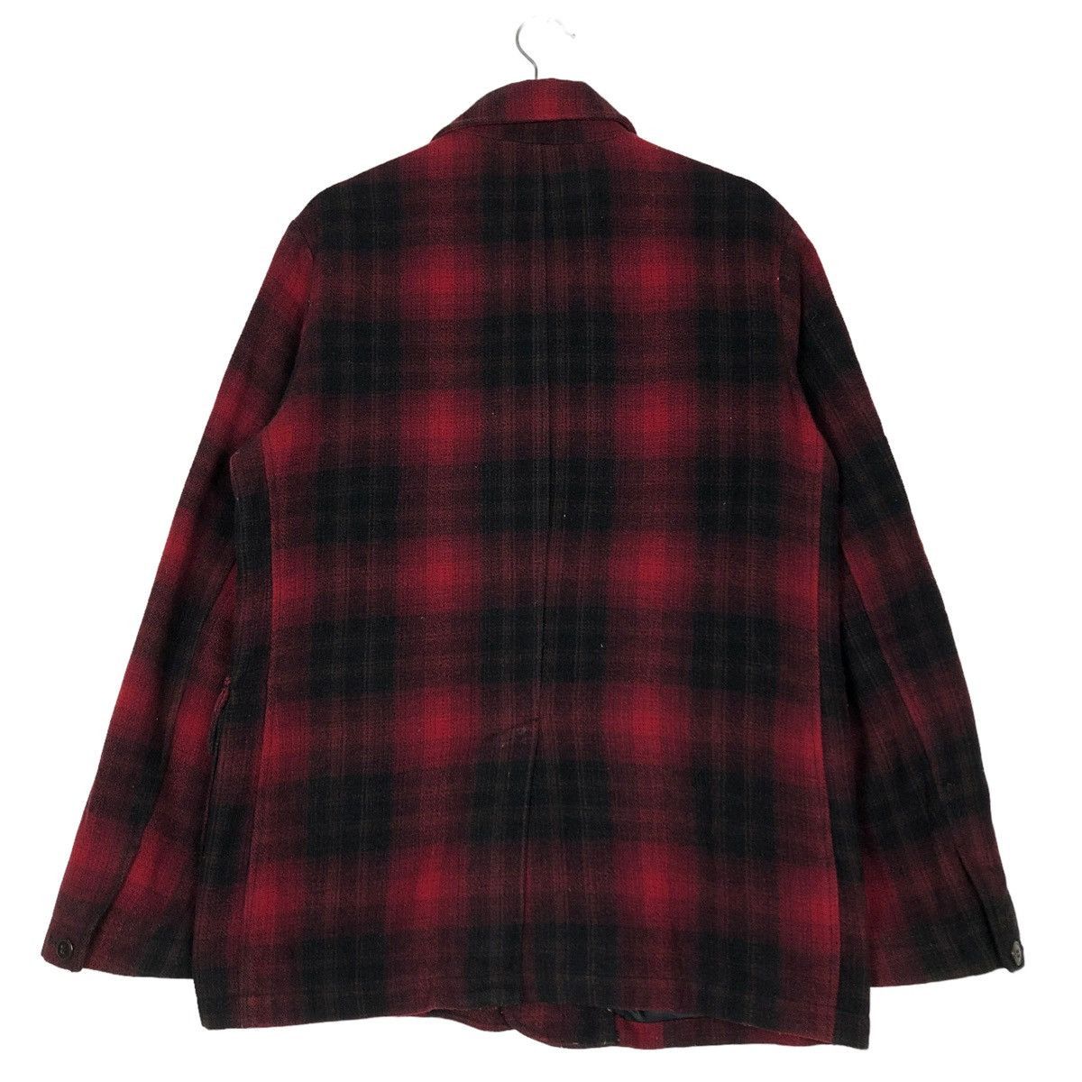 Japanese Brand 🔥VINTAGE LEVI FLANNEL WOOL JACKET TARTAN DESIGN PUNK STYLE Size US M / EU 48-50 / 2 - 8 Thumbnail