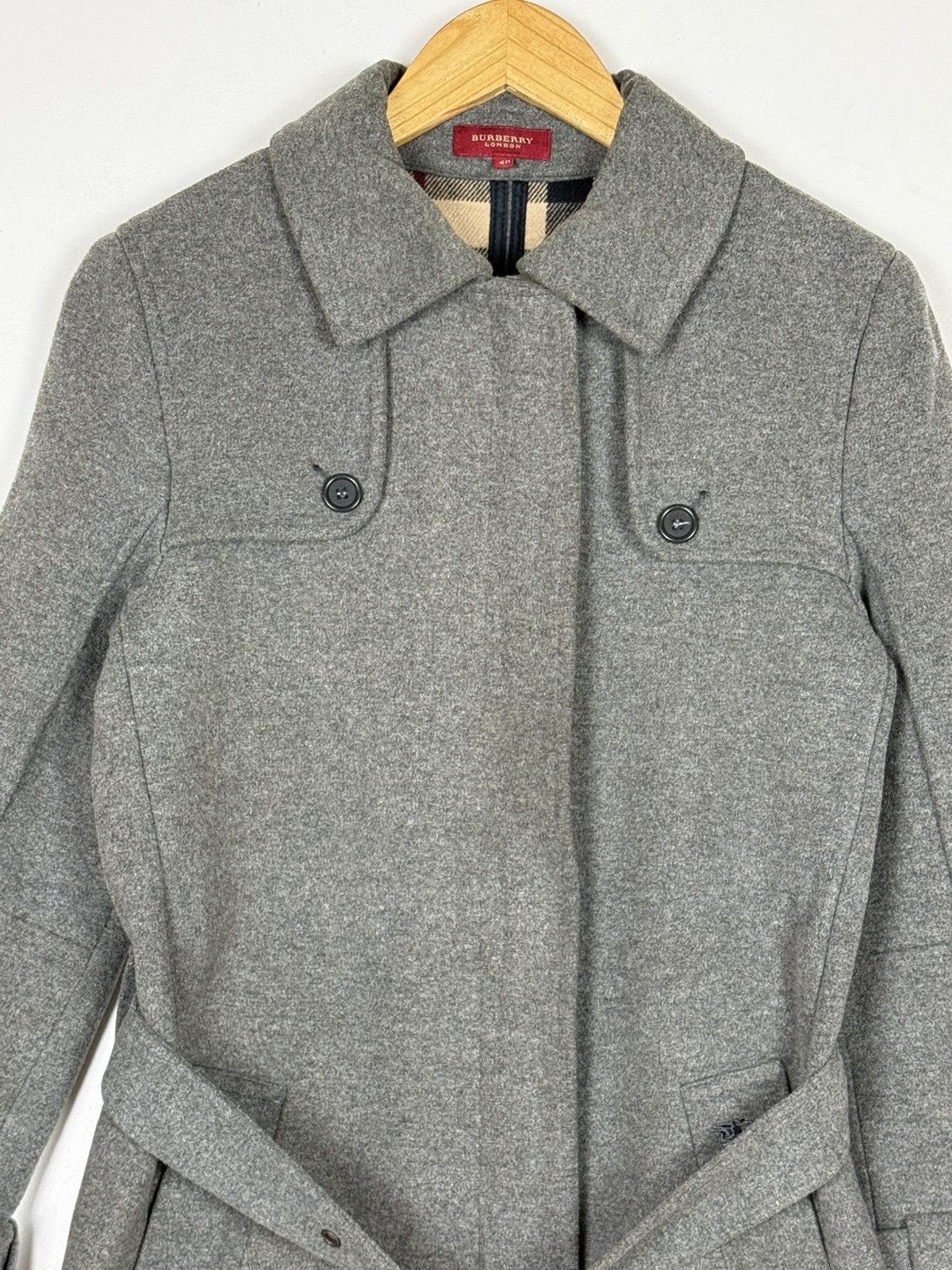 Burberry Burberry Nova Check Lining Belted Trench Coat Size US XS / EU 42 / 0 - 4 Thumbnail