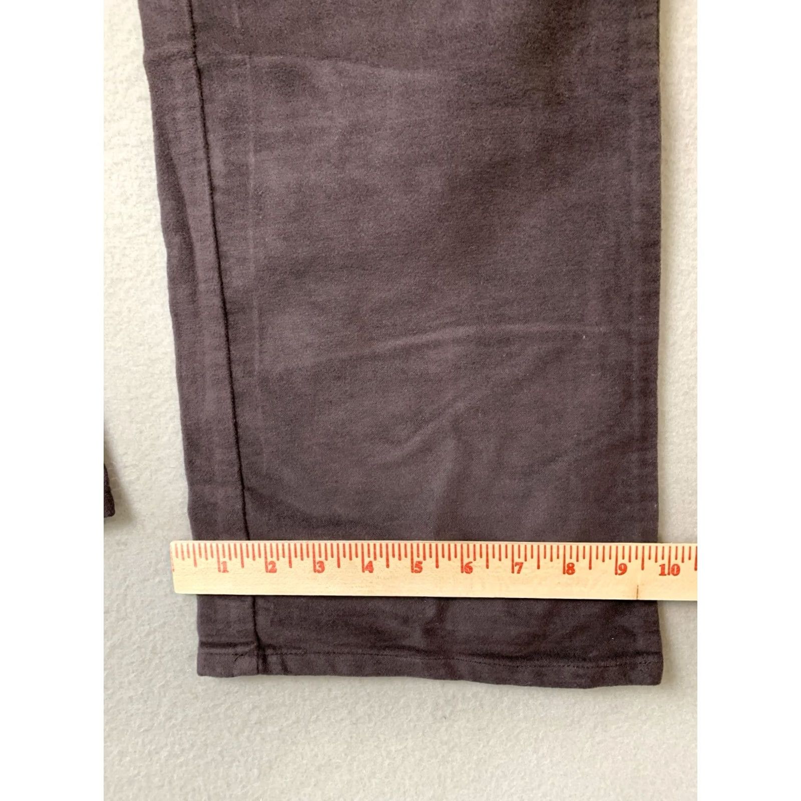 Vintage VINTAGE L.L. Bean Pants Women 16 Brown Moleskin Wide-Leg Bootcut NWT Regular Comfort Easy Care Retro 80s 90s College Rock School Womens Size 38" / US 16 / IT 52 - 7 Thumbnail