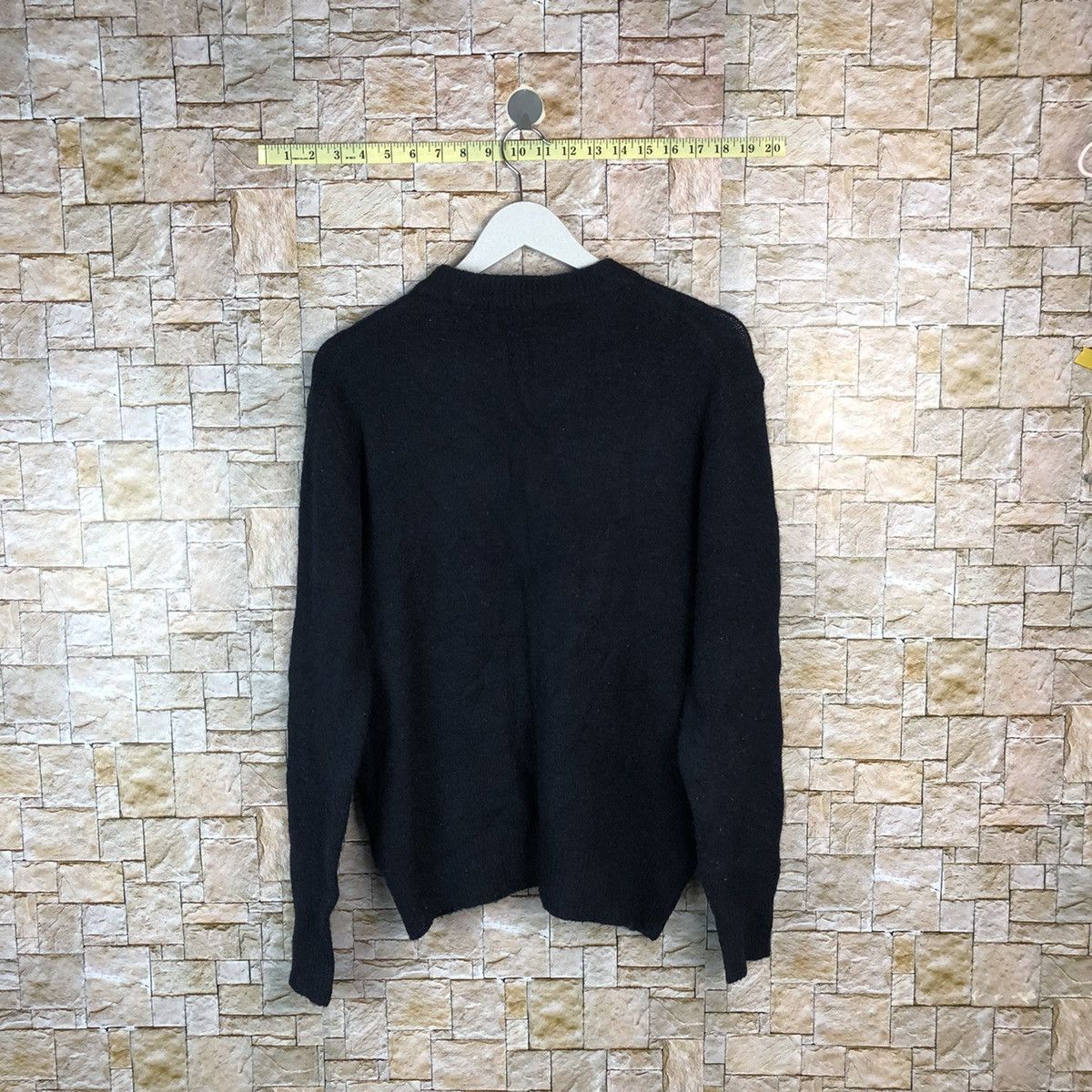 Vintage Italy Yarn plain Knitwear sweatshirt #A1115 Size M / US 6-8 / IT 42-44 - 12 Thumbnail