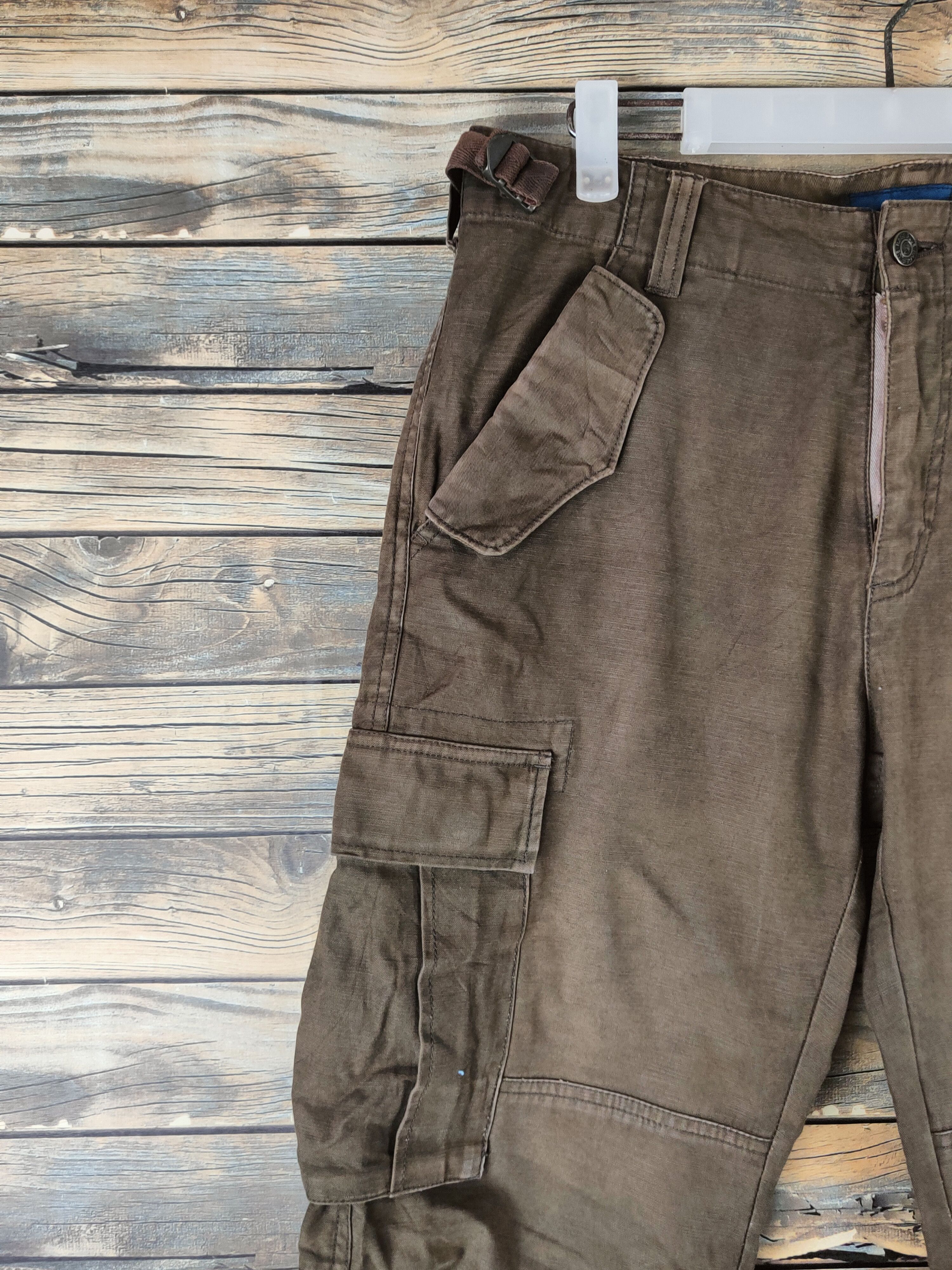 RAGEBLUE DL Rageblue Brown Multipocket Cargo Pants #46-401 Size US 31 - 3 Thumbnail