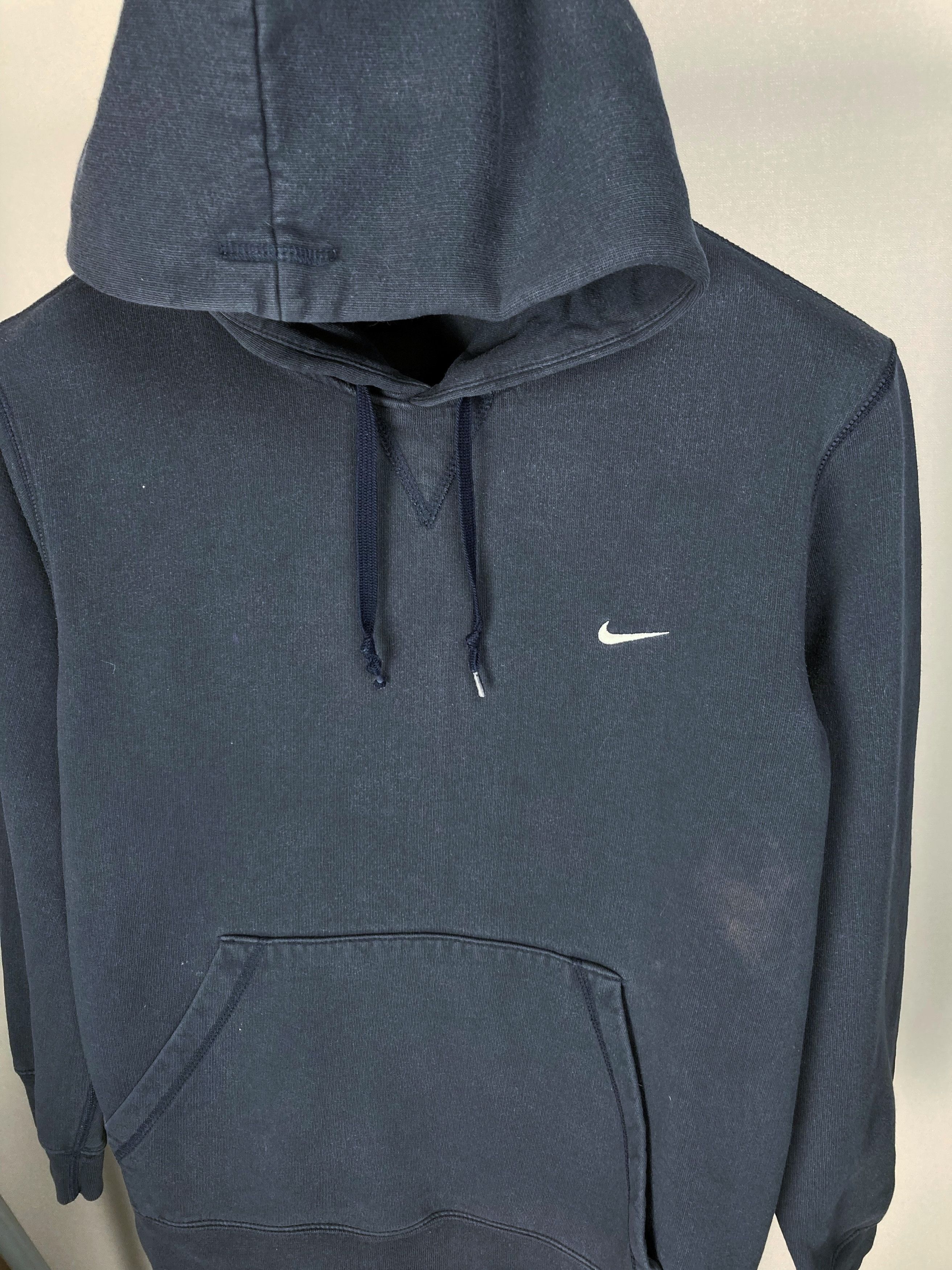 Nike Nike 00s Blue Oversized Hoodie Embroidered Swoosh Logo Size US M / EU 48-50 / 2 - 2 Thumbnail