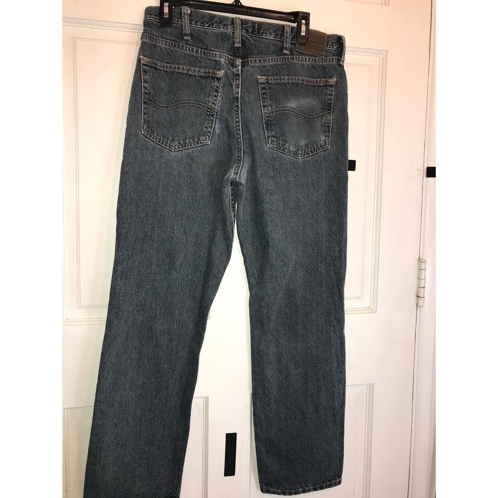 Lee LEE JEANS MEN'S 34X30 BLUE REGULAR FIT Size US 34 / EU 50 - 2 Thumbnail