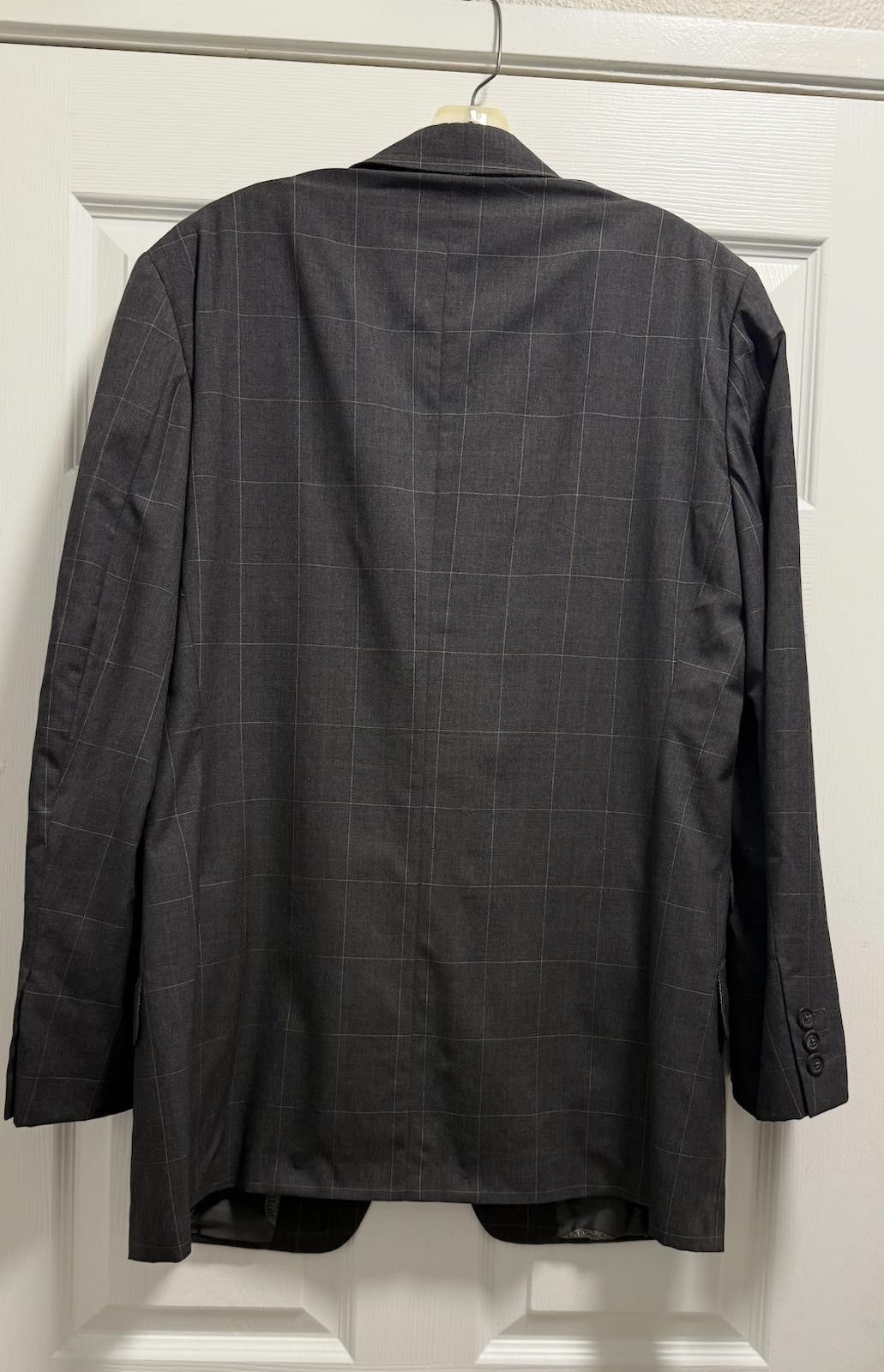 Designer Vintage Gianni Versace Couture Grey Wool Blazer Made in Ital Size 40R - 7 Thumbnail