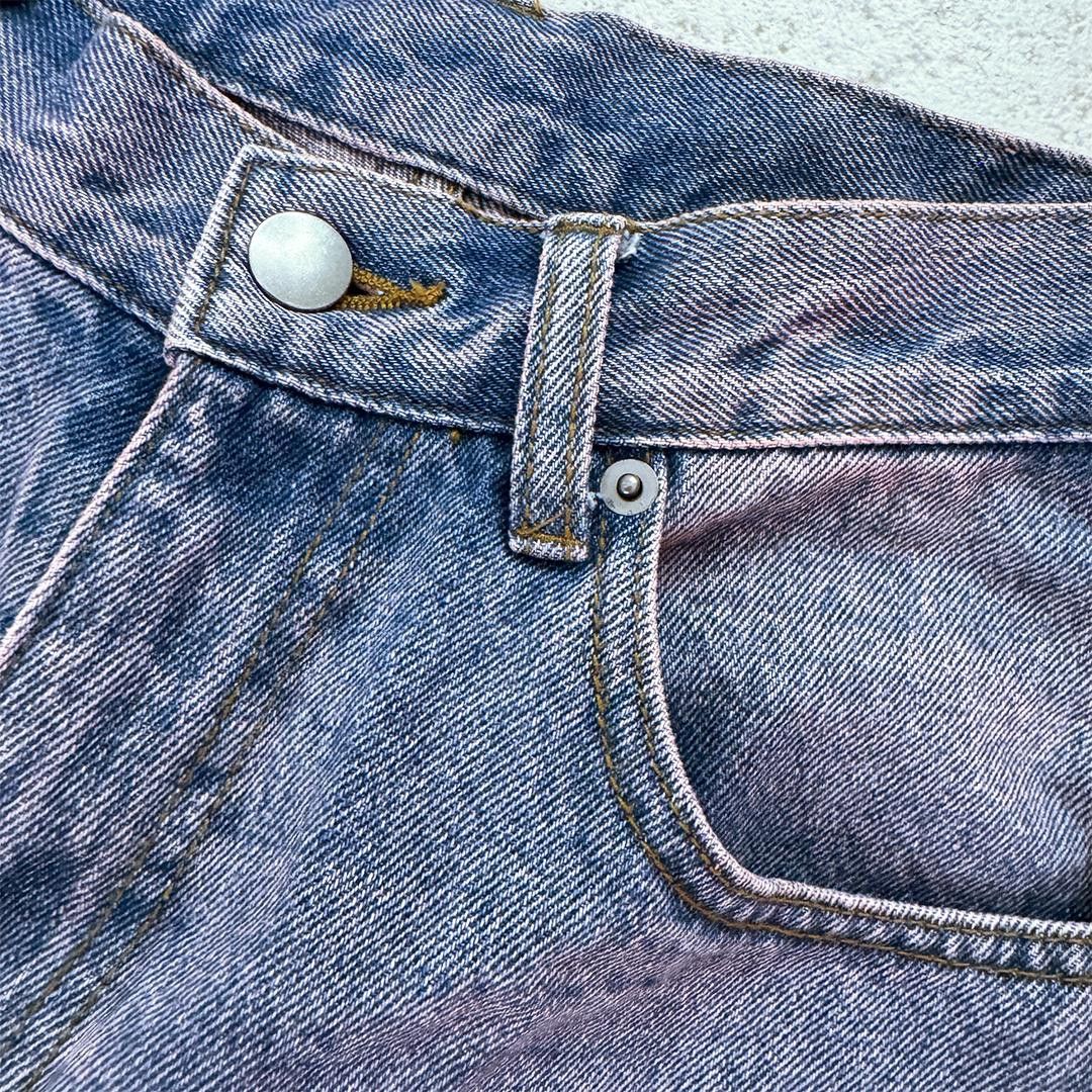 Other Hotter than Hell Washed Pink and Blue Cargo Pants (S) Size 26" / US 2 / IT 38 - 4 Thumbnail