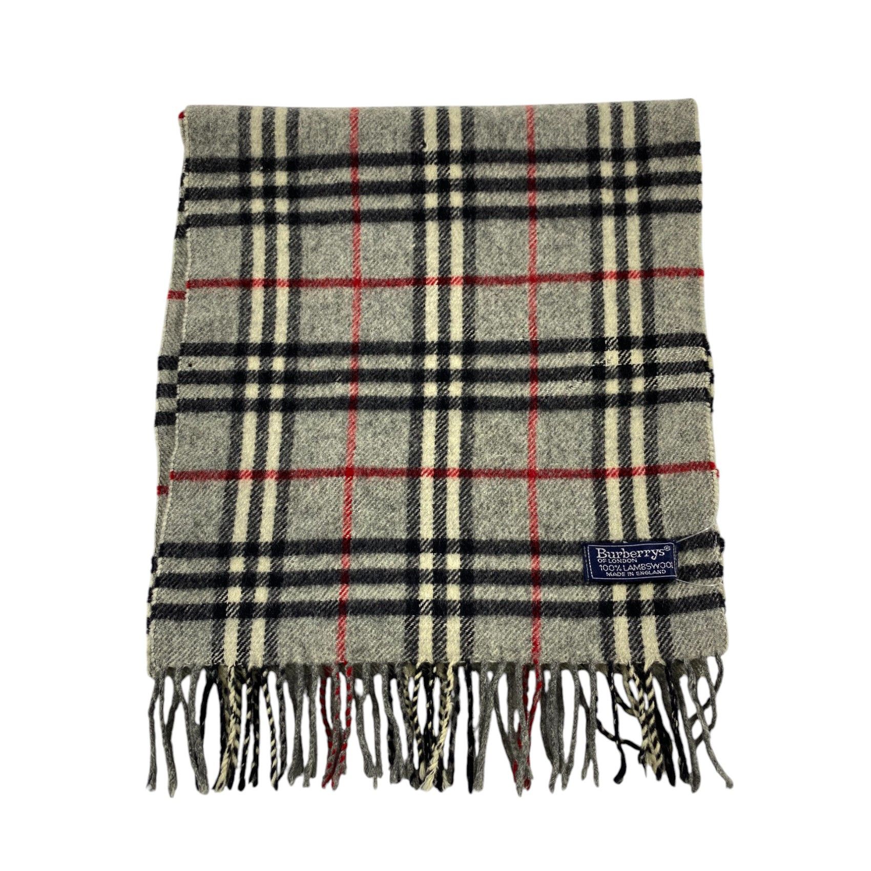Burberry × Vintage Burberry Scarf / Muffler / Neckwear - WW1588 Size ONE SIZE - 2 Thumbnail