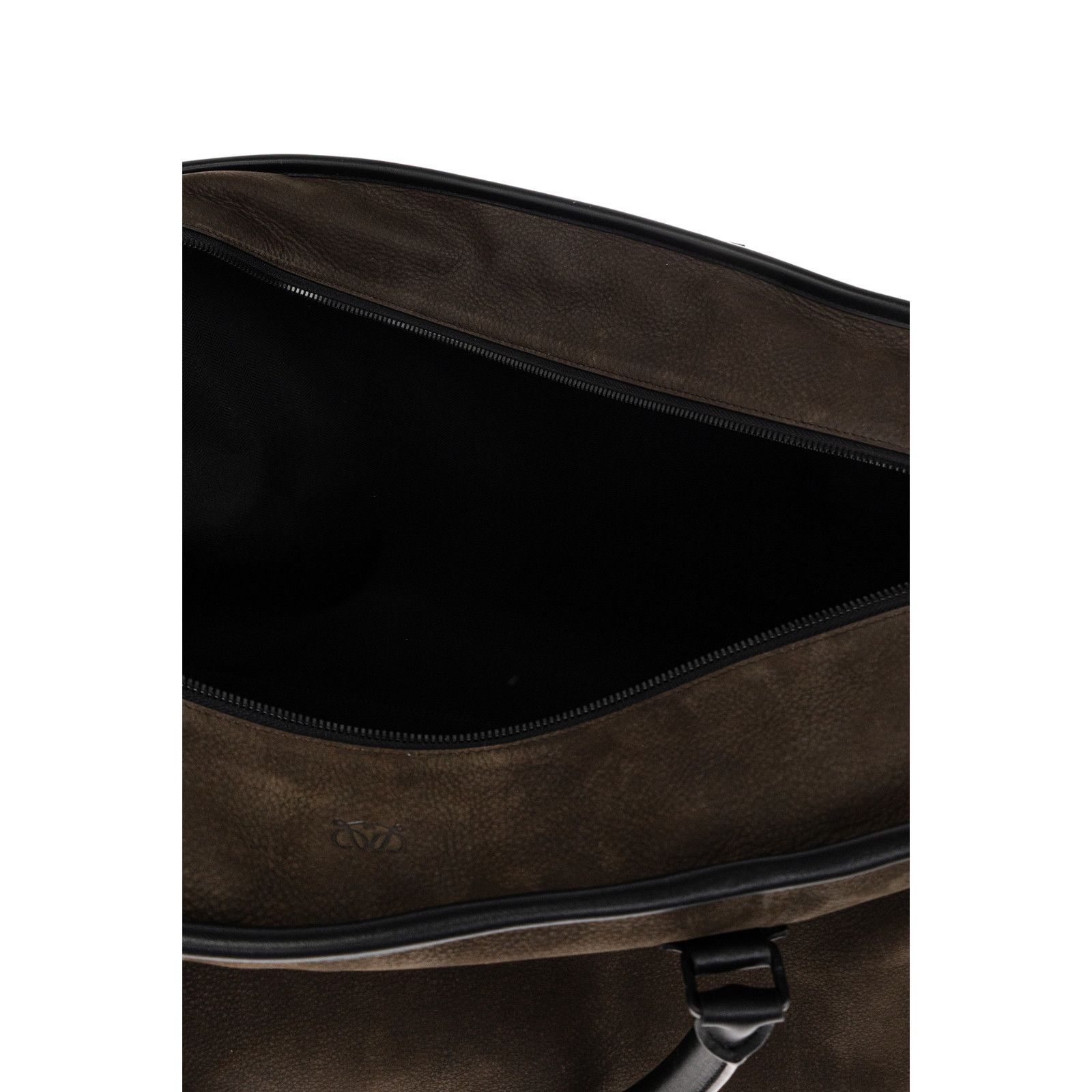 Loewe LOEWE $5400 Amazona 180 Khaki Nubuck Duffle Bag New & Authen Size ONE SIZE - 4 Thumbnail