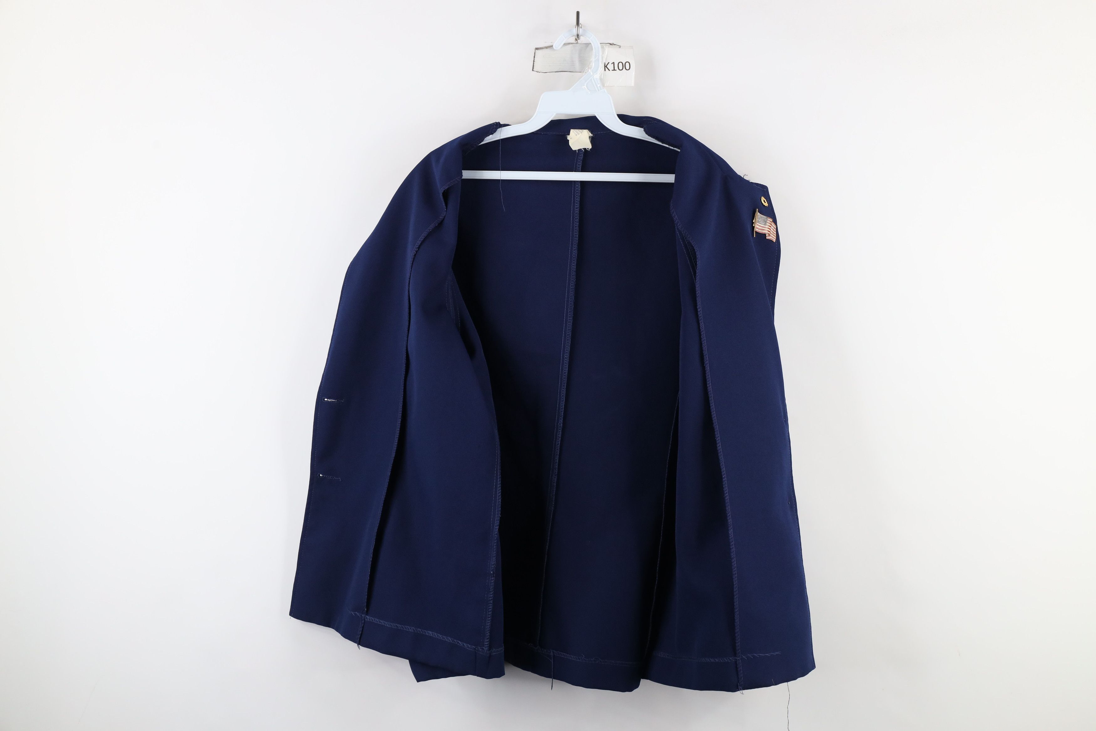 Vintage Vintage 90s Streetwear 2 Button Blazer Suit Jacket Blue USA Size XXL / US 16-18 / IT 52-54 - 12 Thumbnail