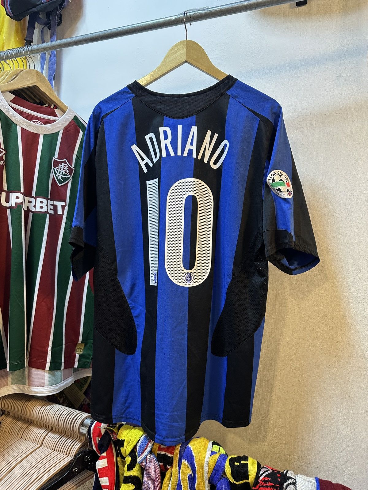 Nike 2005-2006 Inter Milan Home Kit ADRIANO 10 Size US M / EU 48-50 / 2 - 1 Thumbnail