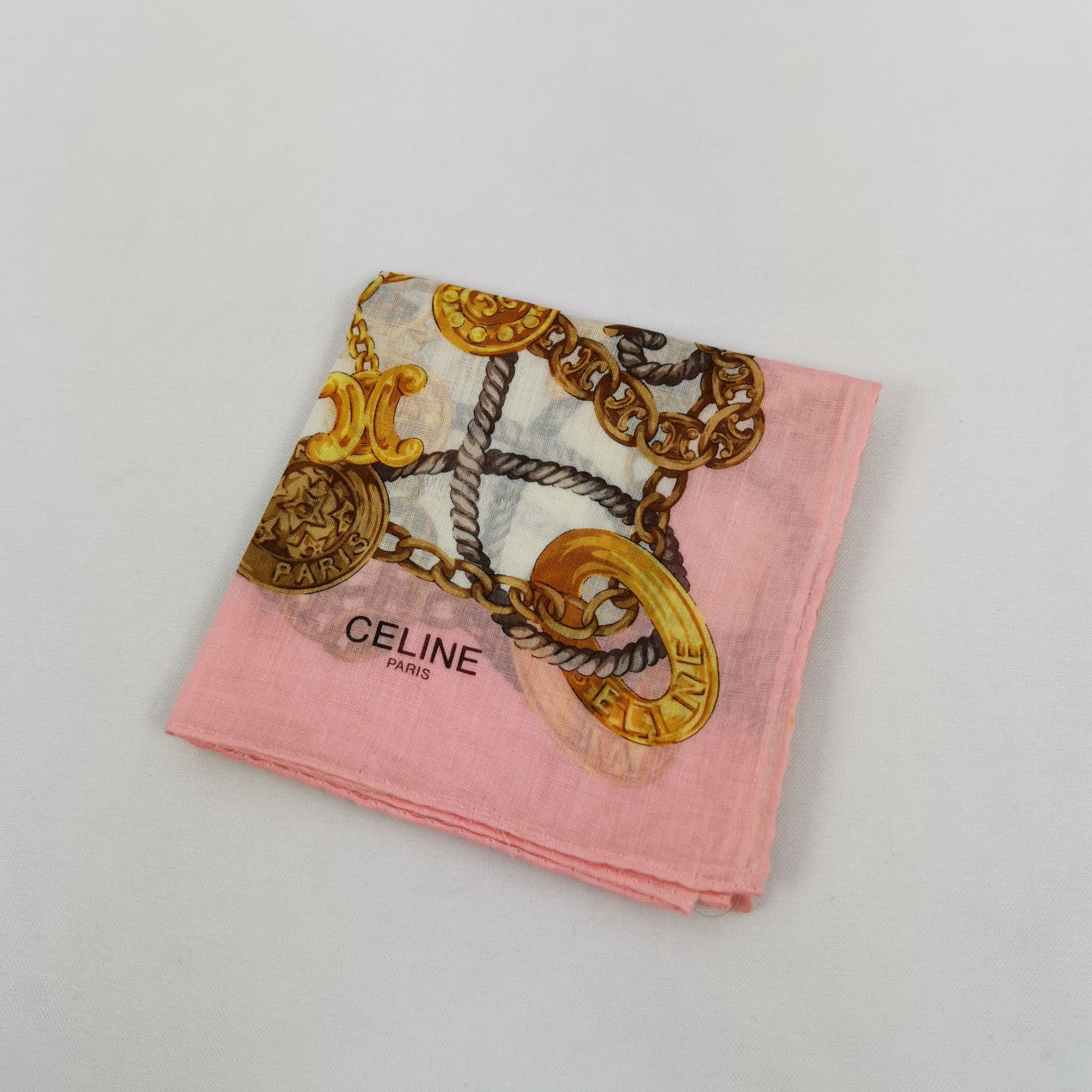 Celine Vintage Celine Handkerchief Neckerchief Bandana Size ONE SIZE - 4 Thumbnail