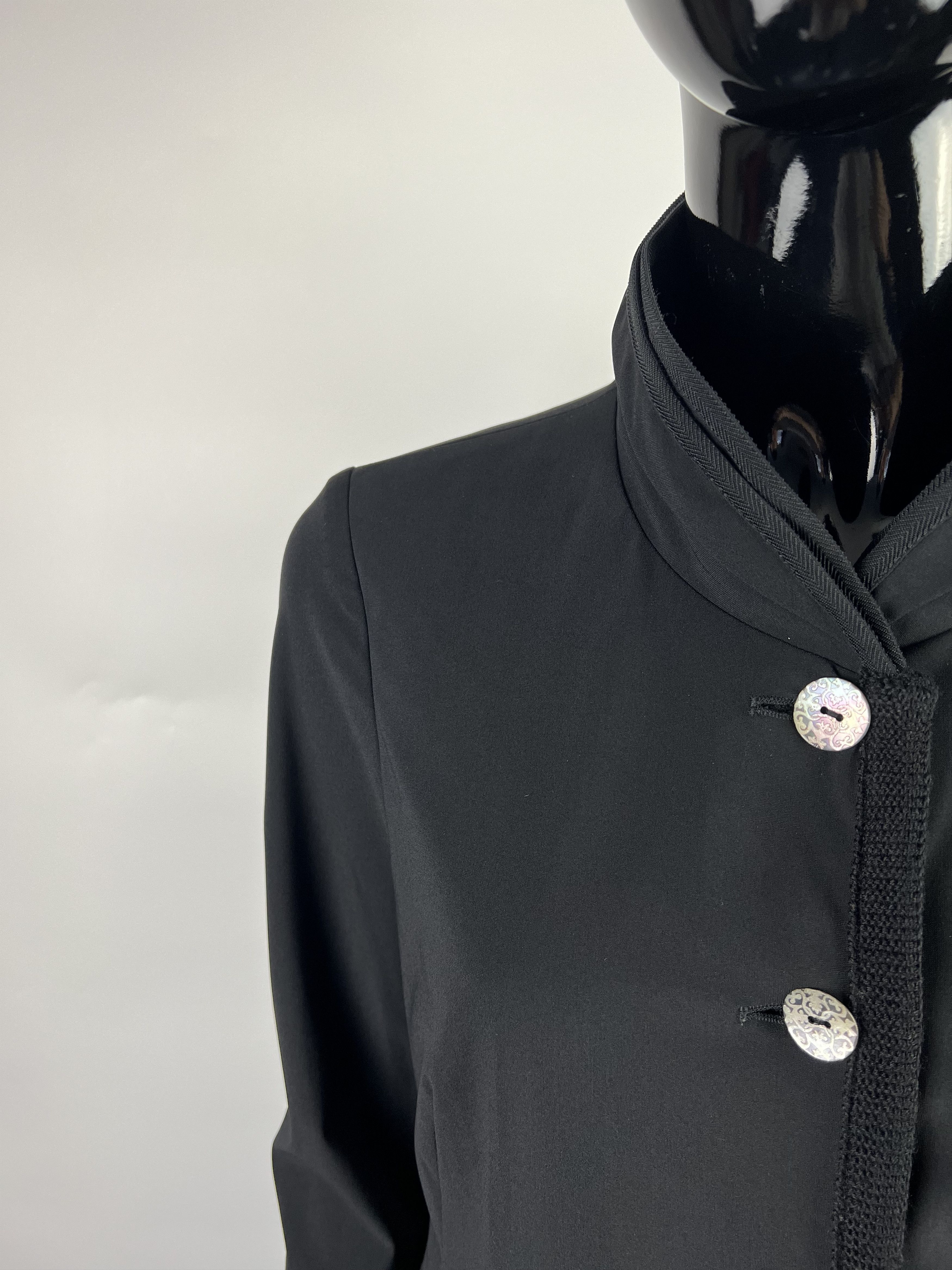Marithe + Francois Girbaud Marithe Francois Girbaud Black Blazer Jacket Size IT42 US5 Size M / US 6-8 / IT 42-44 - 7 Thumbnail