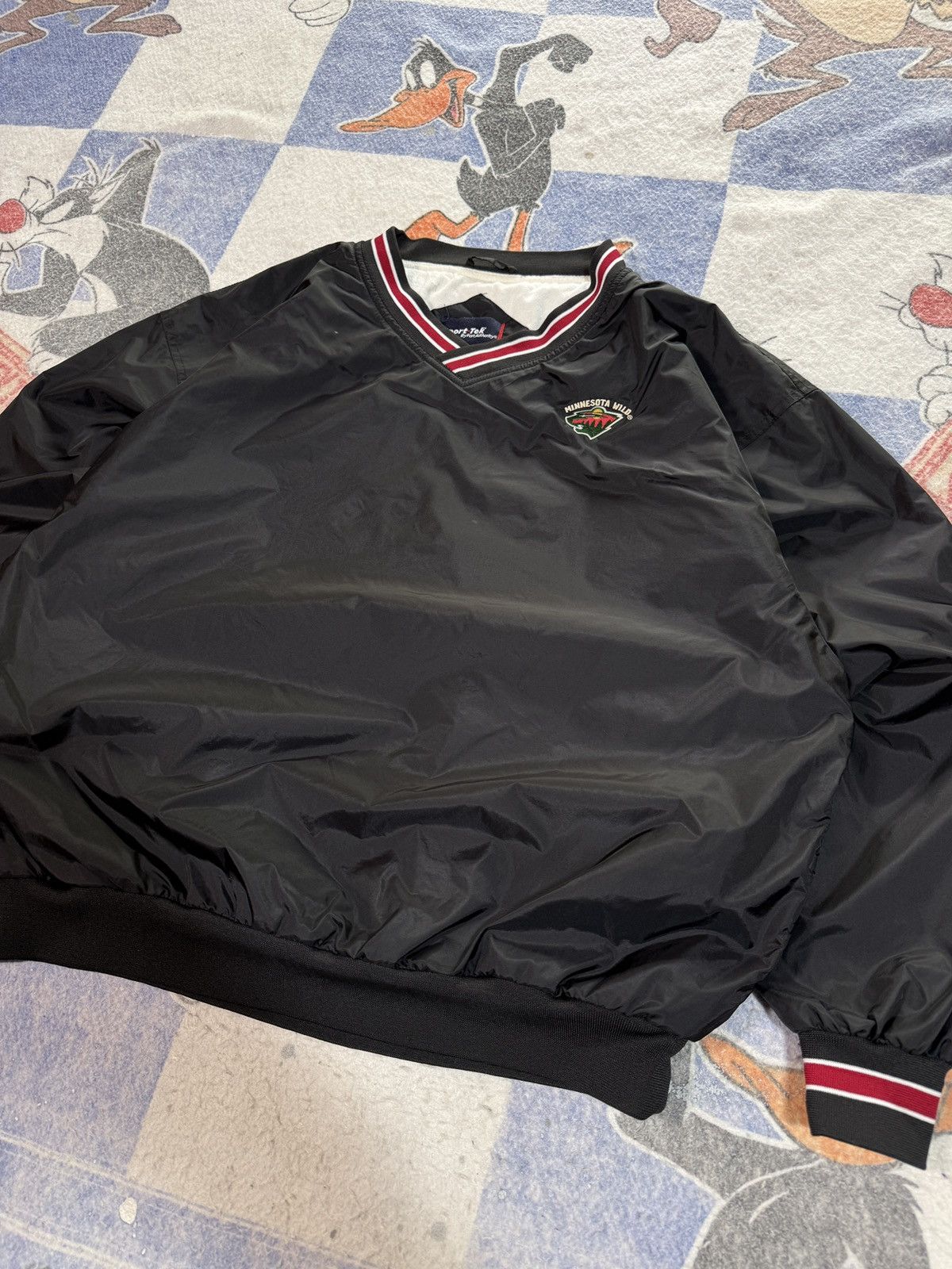NHL Vintage minnesota wild pullover jacket Size US XL / EU 56 / 4 - 2 Thumbnail