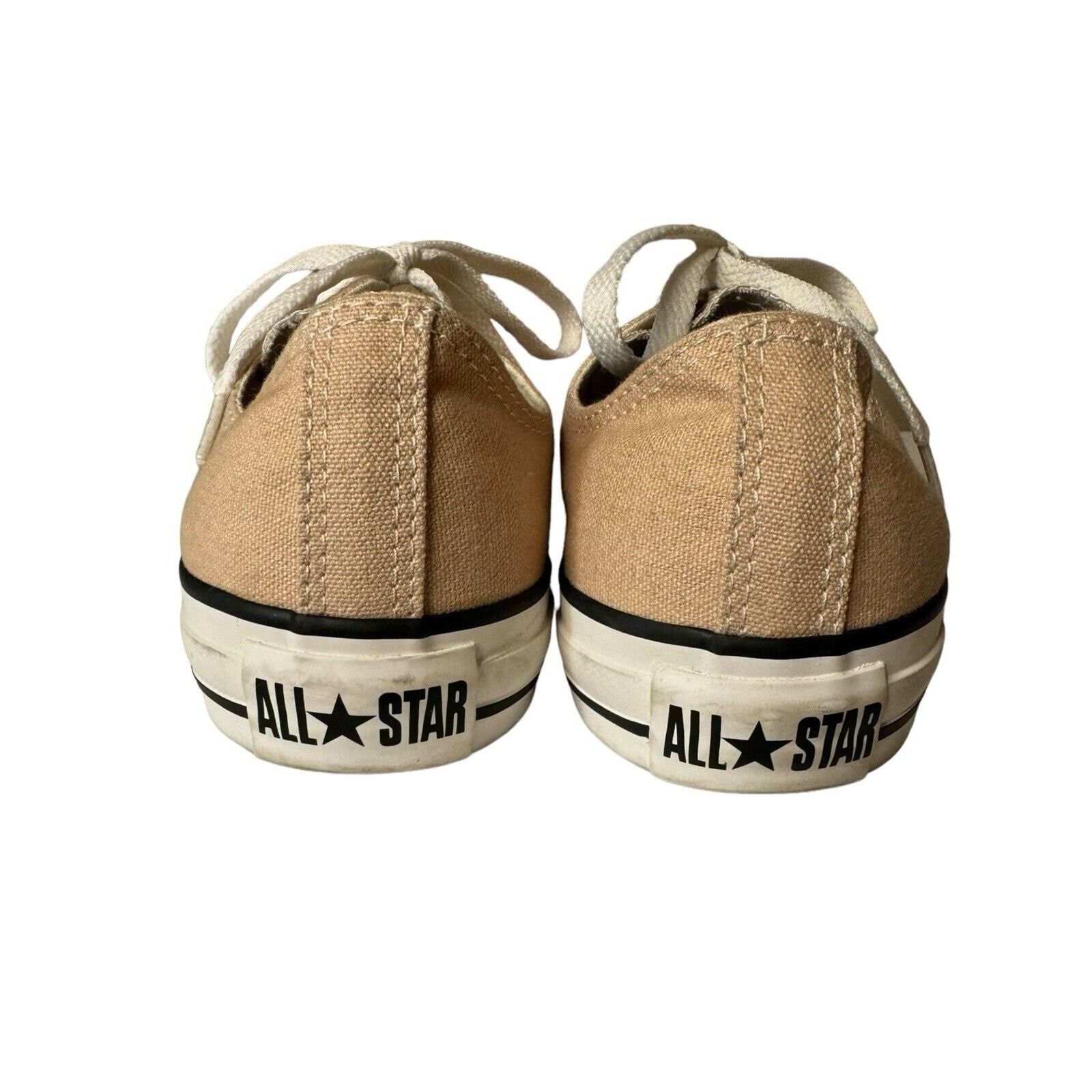 Converse Converse Chuck Taylor Beige Canvas Low Top All Star Sneakers Size US 9 / EU 42 - 5 Thumbnail