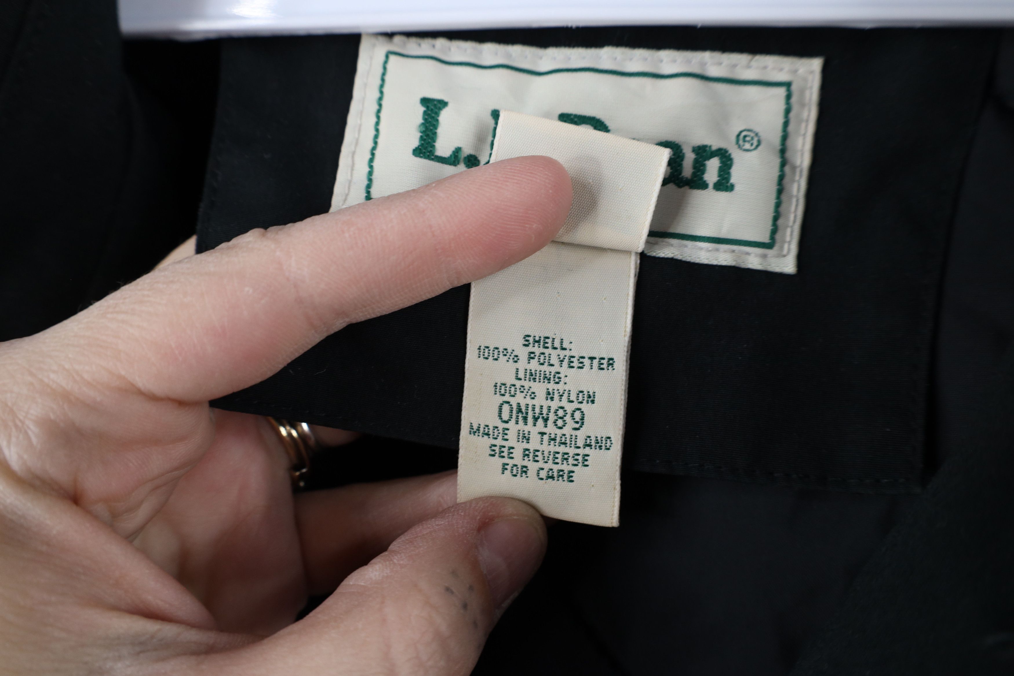 L.L. Bean × Vintage Vintage 90s LL Bean Quilted Wool Lined Car Jacket Coat Size L / US 10 / IT 46 - 8 Thumbnail