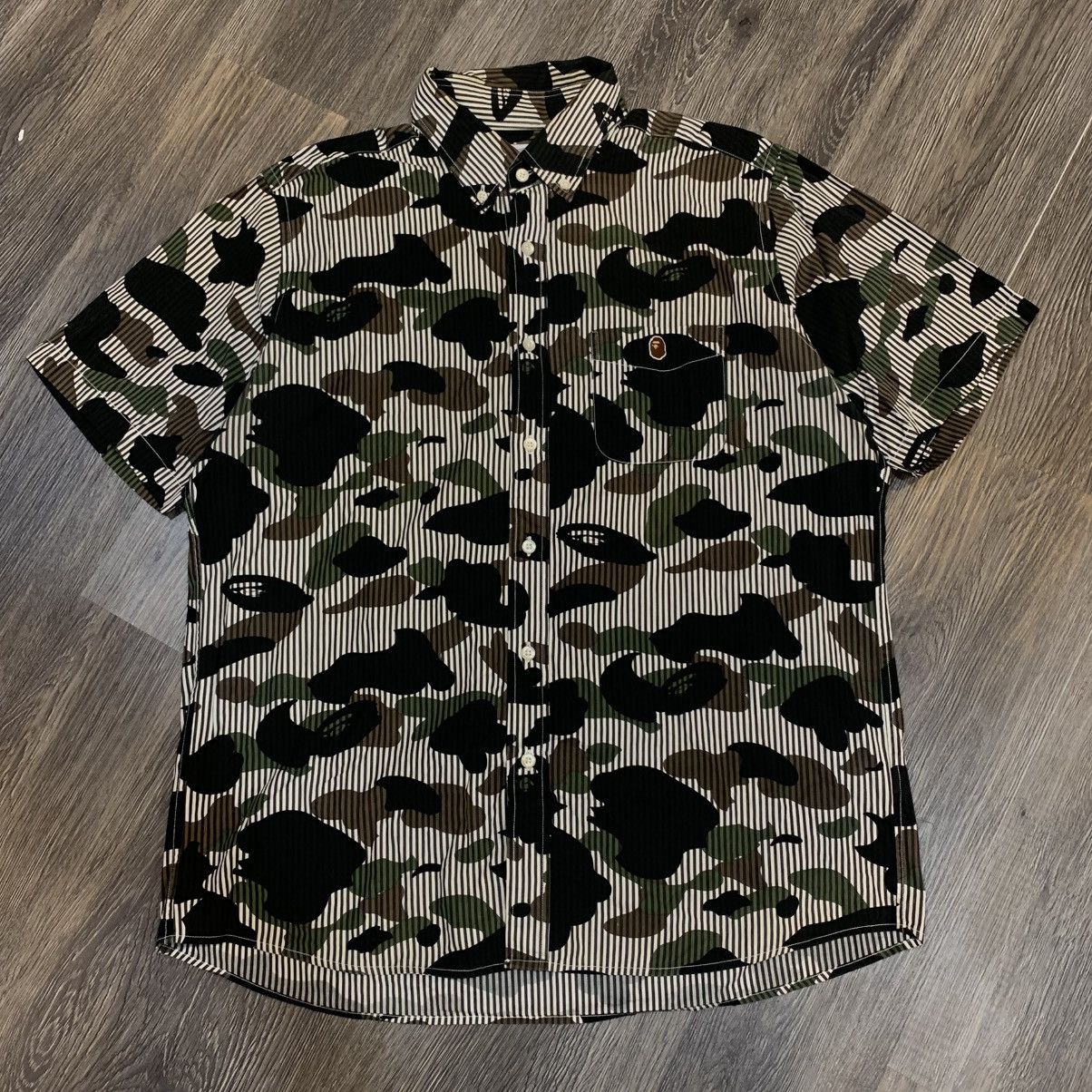 Bape Bape Camo Shirt Size US XL / EU 56 / 4 - 1 Thumbnail