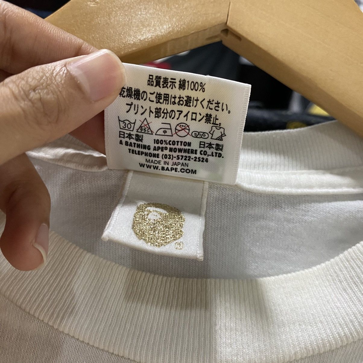 Bape × Nigo RARE OG Bape Tie Design Shirt Tee (2009) Size US M / EU 48-50 / 2 - 12 Thumbnail