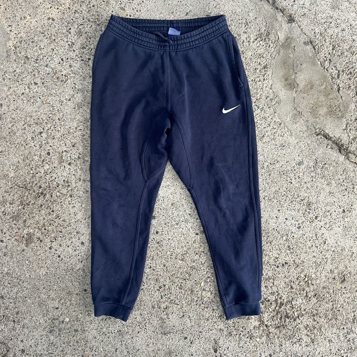 Nike × Vintage 90’s NIKE SWOOSH LOGO 2k RARE TRACK BAGGY PANTS Size US 30 / EU 46 - 1 Thumbnail
