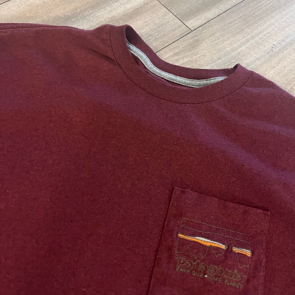 Patagonia Patagonia Maroon Athletic Casual Tshirt Men Large Bin O-31 Size US L / EU 52-54 / 3 - 2 Thumbnail