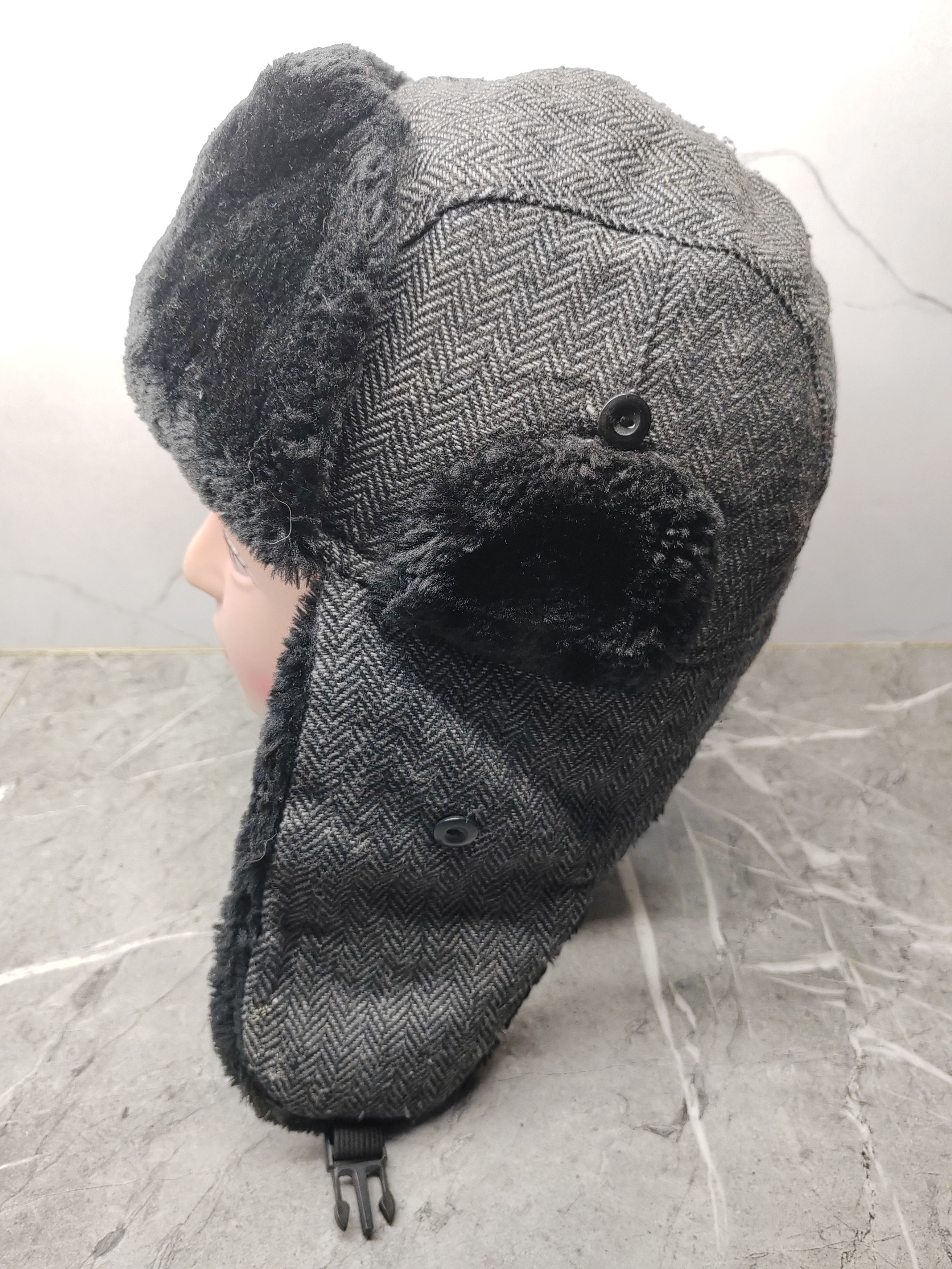 Japanese Brand Vintage Y2k Ushanka Fur Earflap Cap Hat Size ONE SIZE - 4 Thumbnail