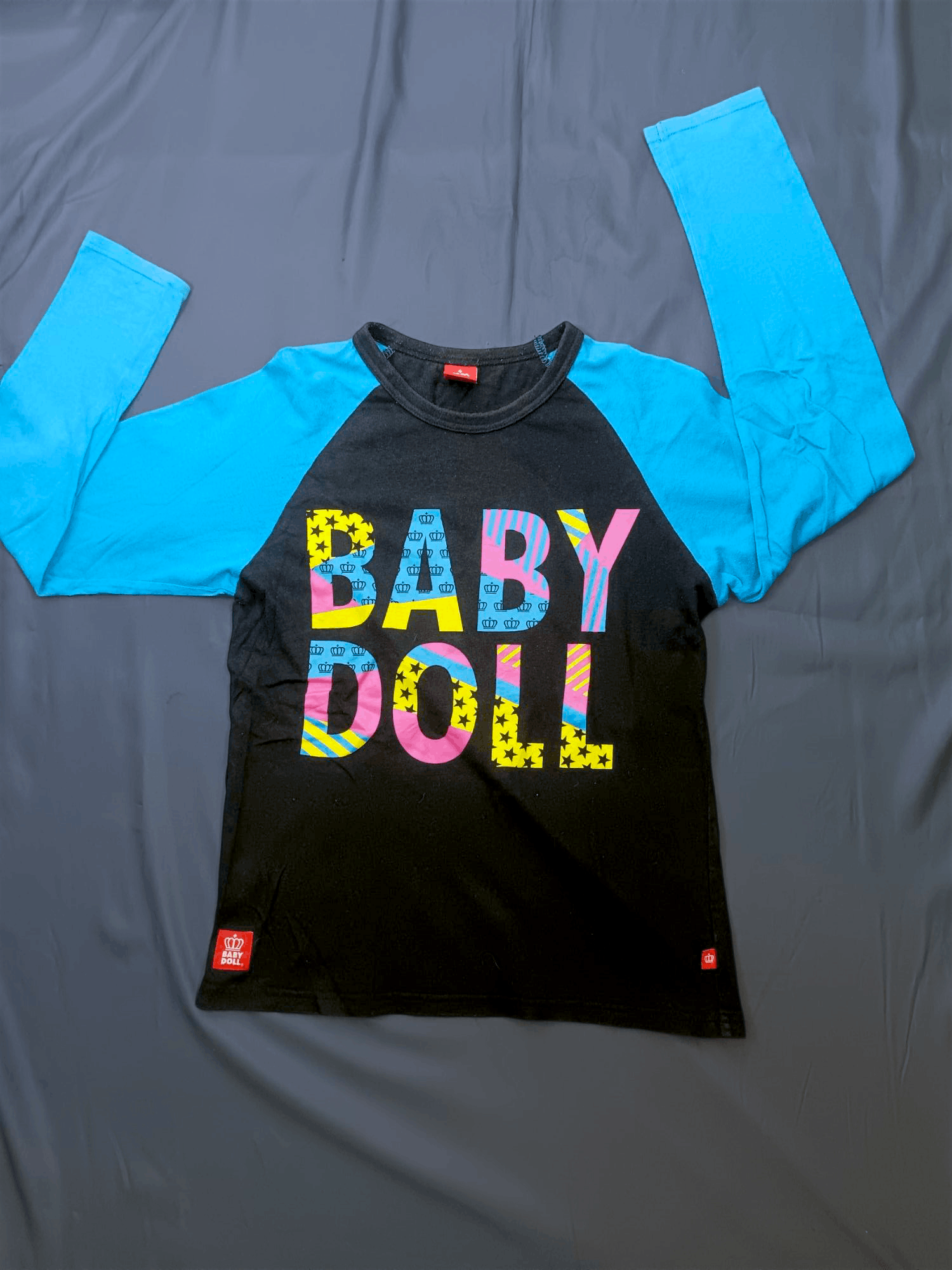 Japanese Brand Baby Doll long Sleeve T-Shirt Size US S / EU 44-46 / 1 - 6 Thumbnail