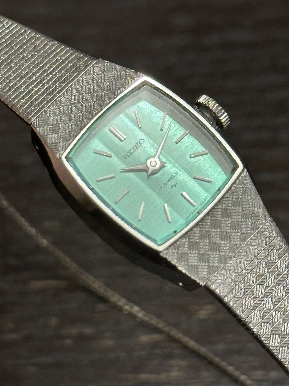 Seiko 1975 Seiko Manual Wind "Tiffany Dial" Rarest Steel Watch Size ONE SIZE - 9 Thumbnail