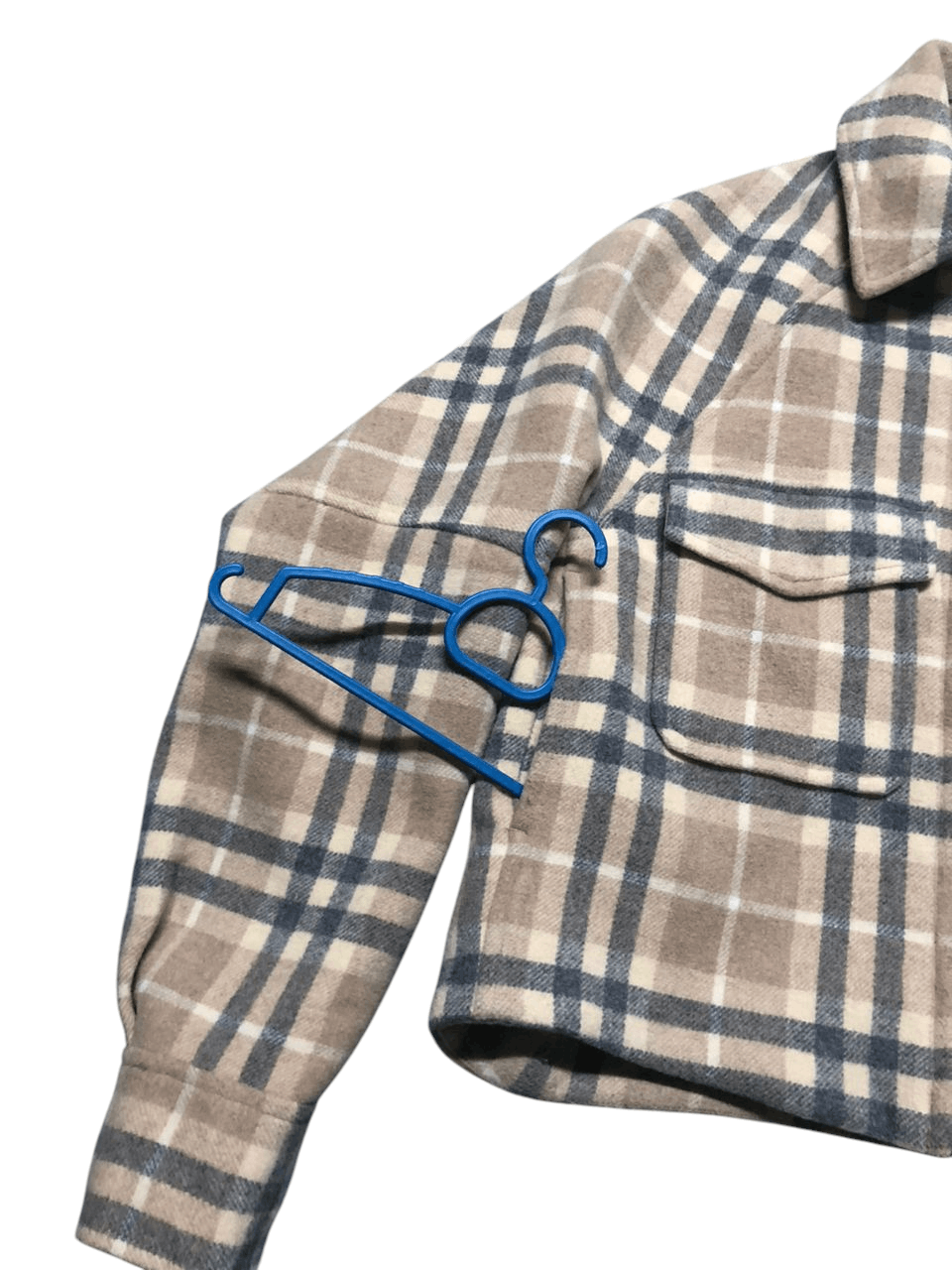 Japanese Brand × Samsoe Samsoe Samsoe Samsoe Plaid Wool Cropped Jacket Size XS / US 0-2 / IT 36-38 - 9 Thumbnail