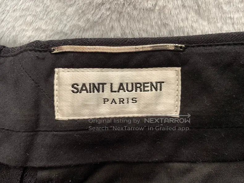 Saint Laurent Paris Saint Laurent Paris Black three-dimensional embossed dark Size US 30 / EU 46 - 3 Thumbnail