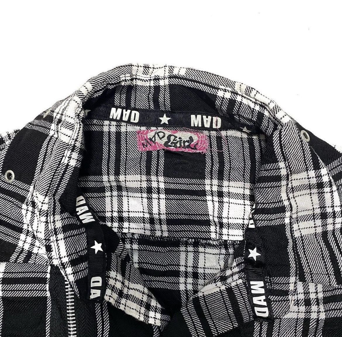 Japanese Brand MAD GIRL punk shirt ☠️ Size M / US 6-8 / IT 42-44 - 5 Thumbnail