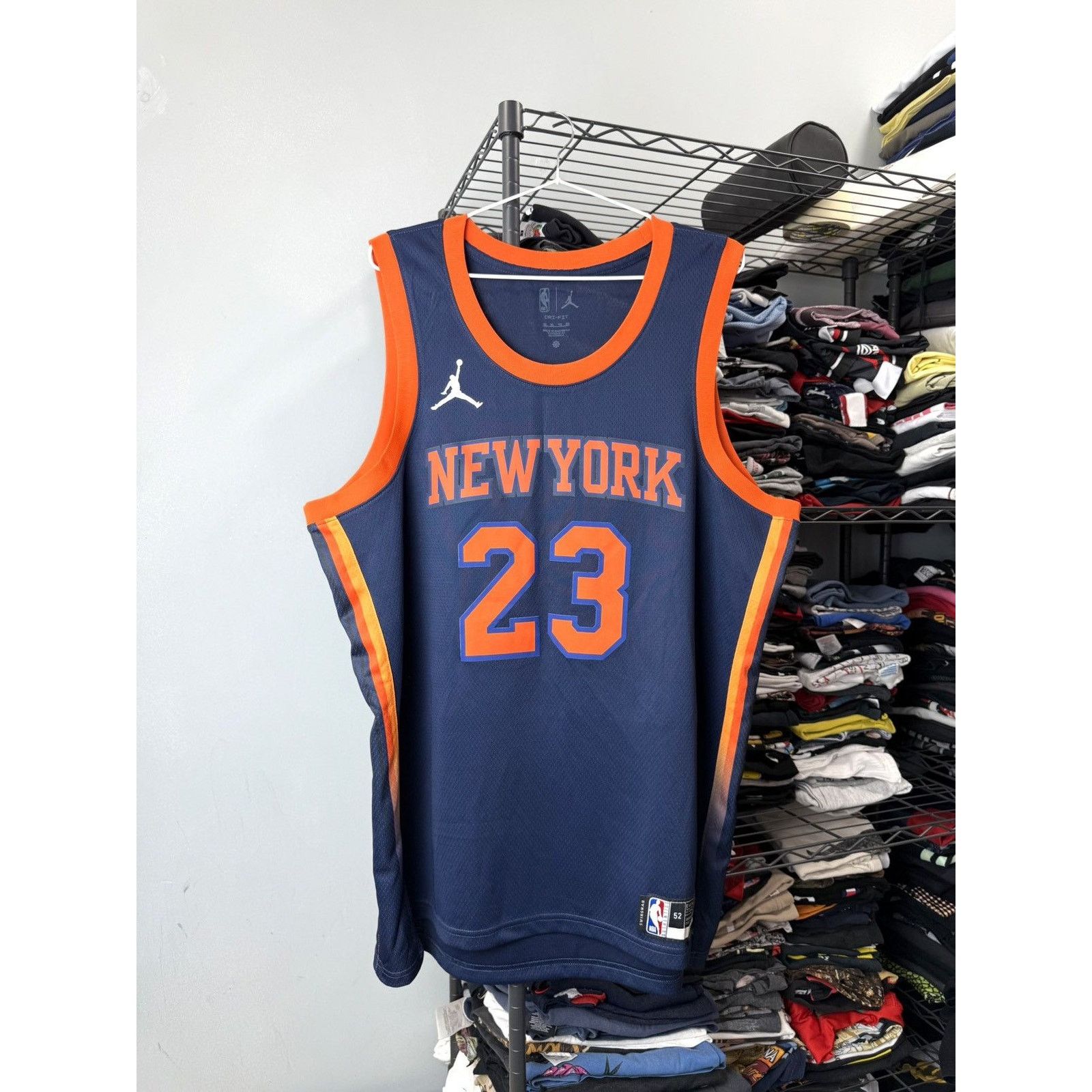 Jordan Brand Jordan New York Sleeveless Basketball Jersey T Shirt Size US XL / EU 56 / 4 - 1 Thumbnail