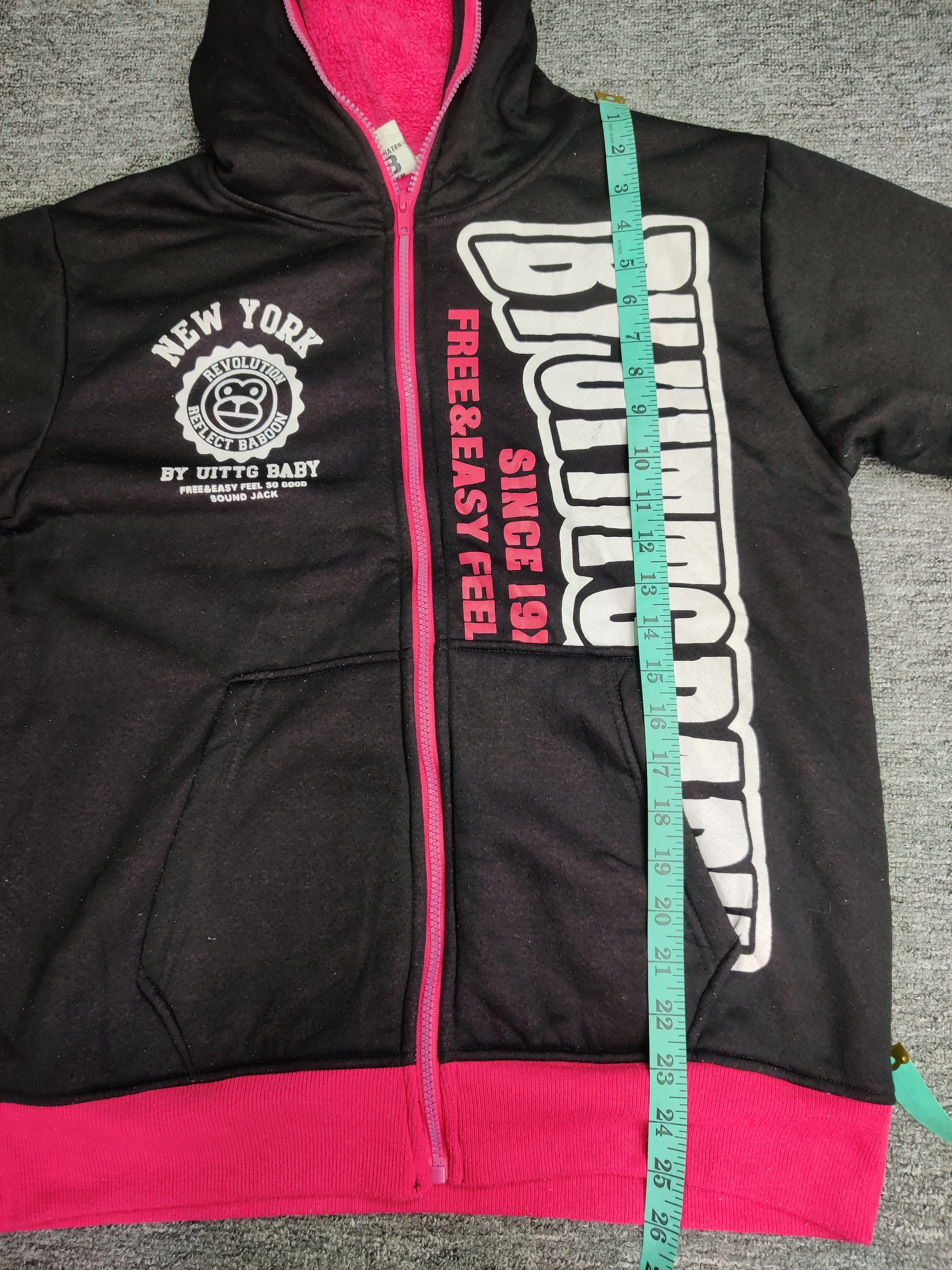 Japanese Brand UITTG Baby New York Fleece Hoodie Size US M / EU 48-50 / 2 - 14 Thumbnail