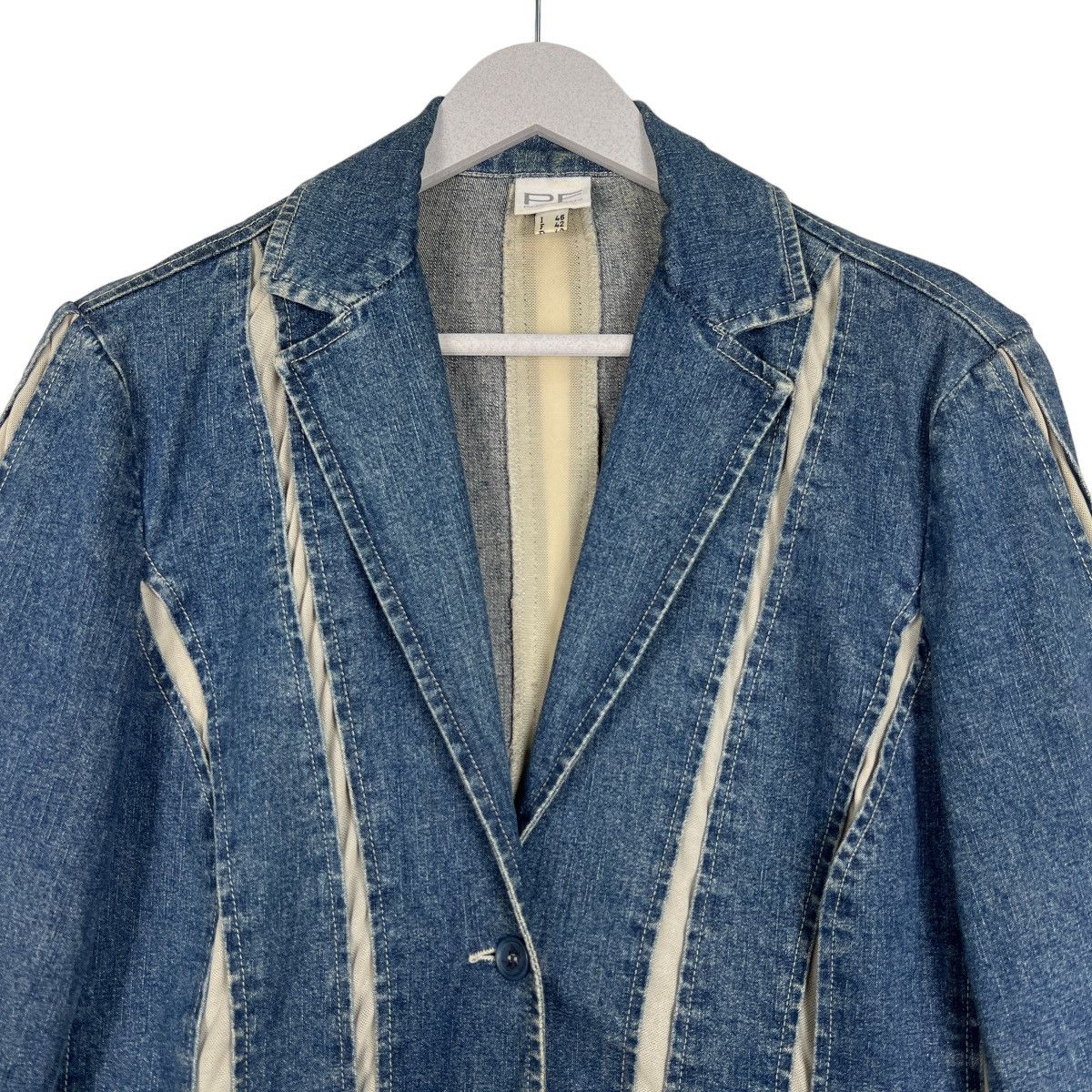 Designer 🔥 PAOLO FRANI GIACCA DENIM JACKET MADE IN ITALY Size US S / EU 44-46 / 1 - 3 Thumbnail