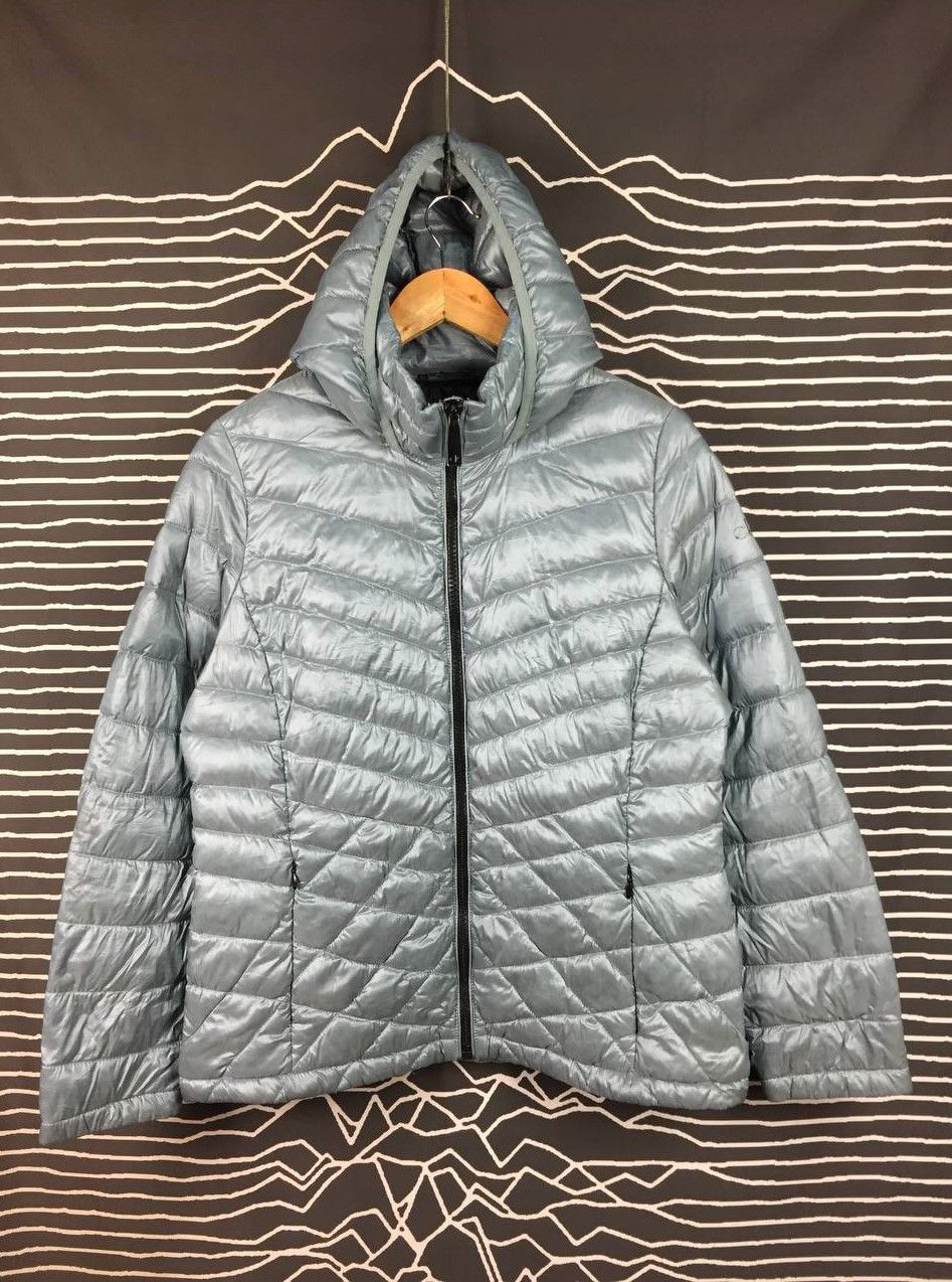 Calvin Klein Calvin Klein Women's Shine Hooded Packable Down Puffer Coat Size L / US 10 / IT 46 - 2 Thumbnail