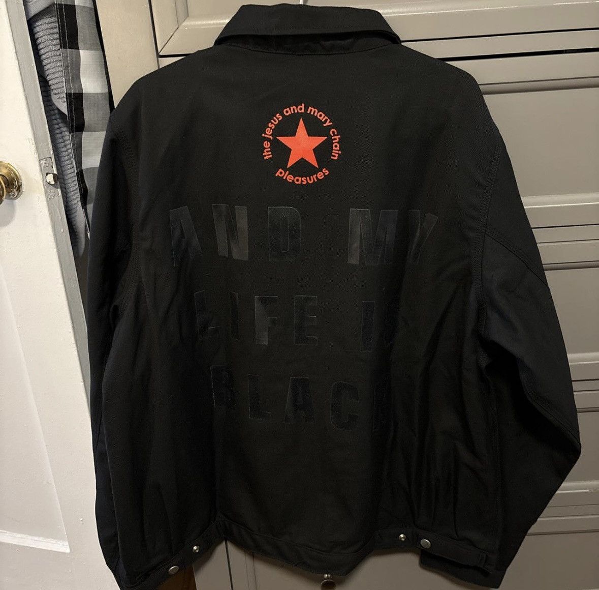Pleasures Pleasures x the Jesus and Mary chain x dickies jacket Size US XL / EU 56 / 4 - 6 Thumbnail