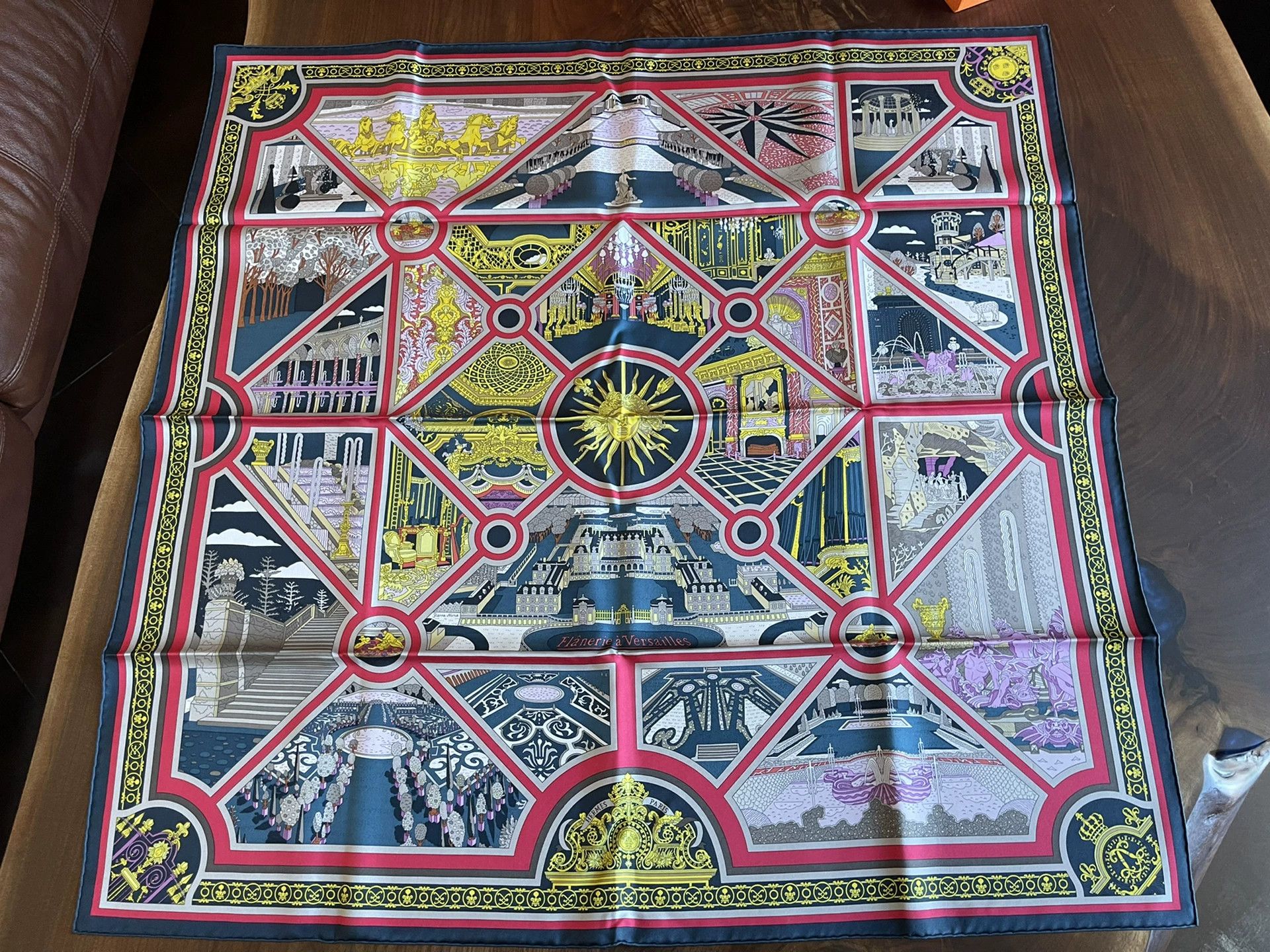 Hermes Hermès Silk Scarf 90x90 Versailles Size ONE SIZE - 1 Thumbnail