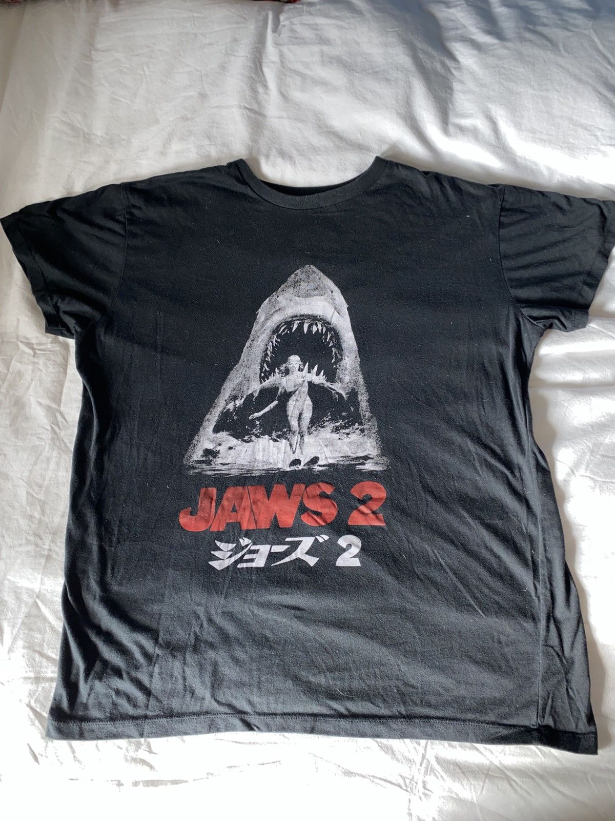 Japanese Brand Jaws 2 Japanese Print T-Shirt Size US XL / EU 56 / 4 - 1 Thumbnail
