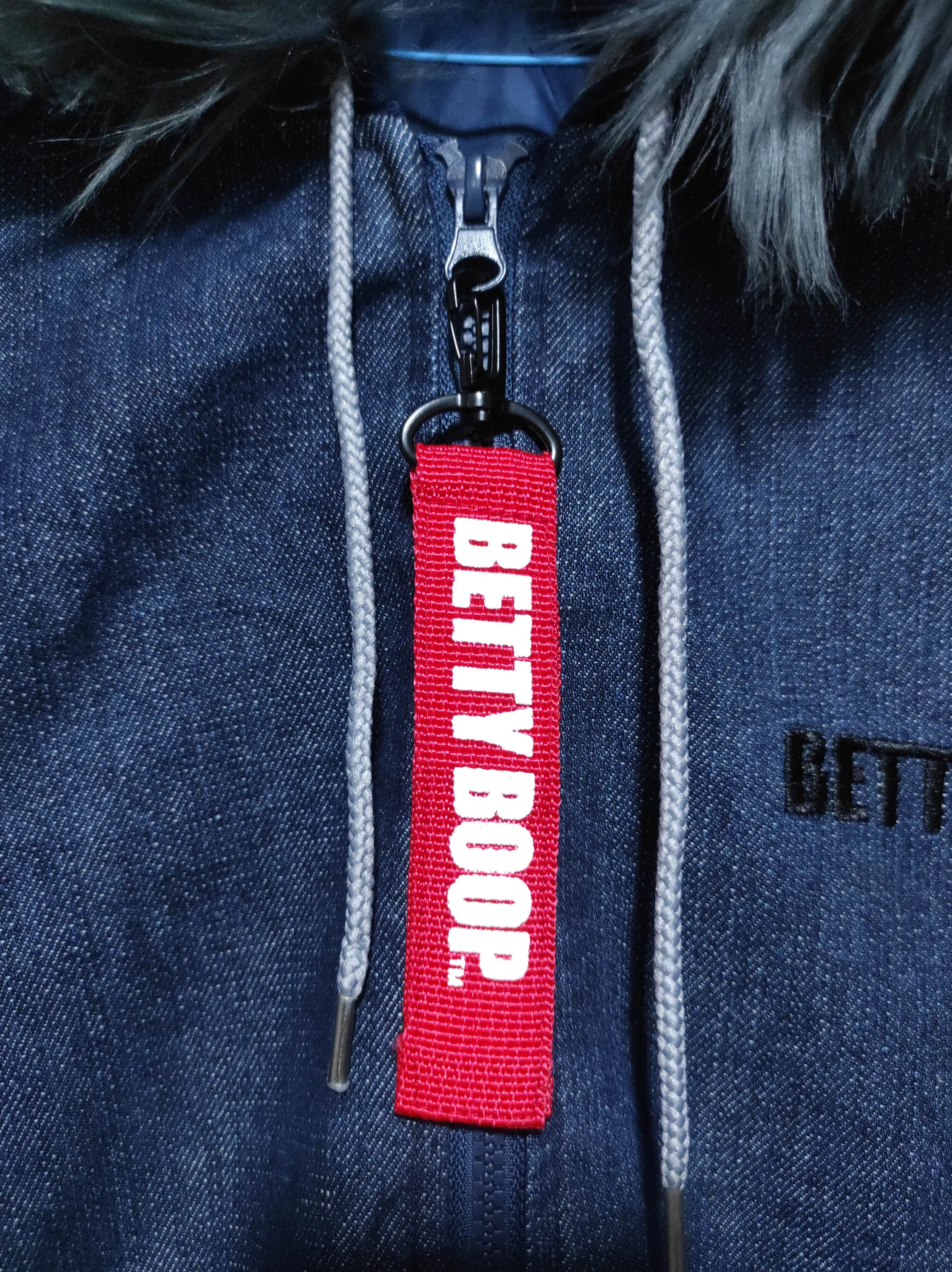 Anime Denifits x Betty boop Bomber Denim Zip Fur Hoodie Jacket Size US M / EU 48-50 / 2 - 6 Thumbnail