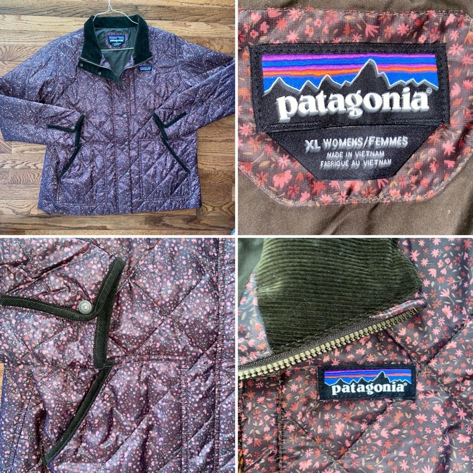 Patagonia Patagonia Back Pasture Jacket Brown Floral 26585 Womens XL Size XL / US 12-14 / IT 48-50 - 1 Thumbnail