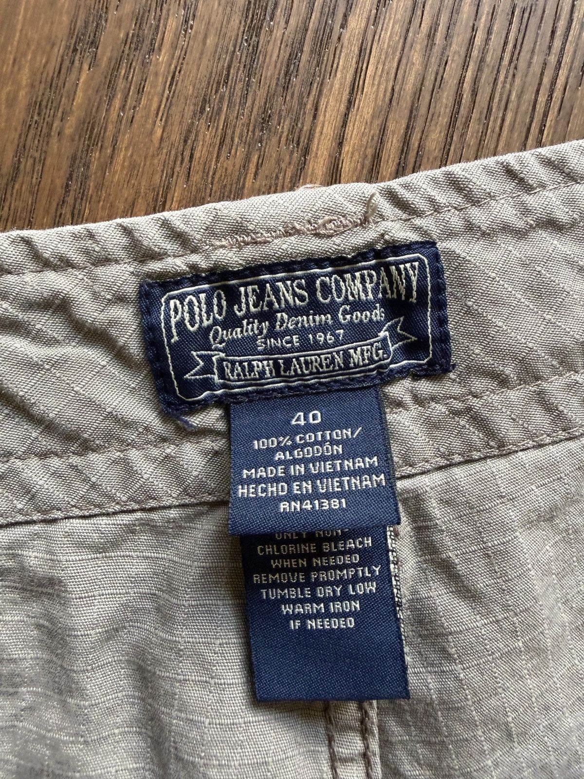 Polo Ralph Lauren Vintage Polo Jeans Company Ripstop Cargo Shorts Size US 40 / EU 56 - 6 Thumbnail