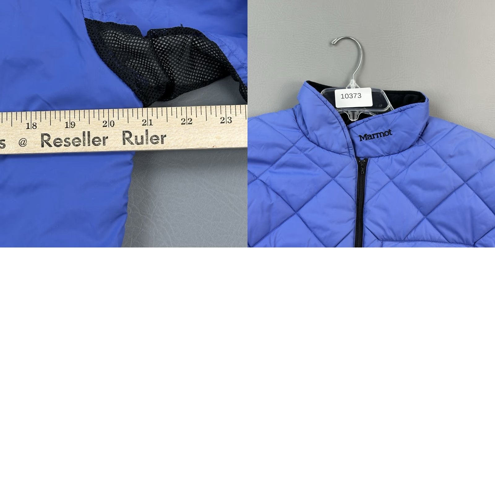 Marmot VINTAGE Marmot DriClime Anorak Jacket Womens M Purple Blue Quilted Pullover Size M / US 6-8 / IT 42-44 - 10 Thumbnail