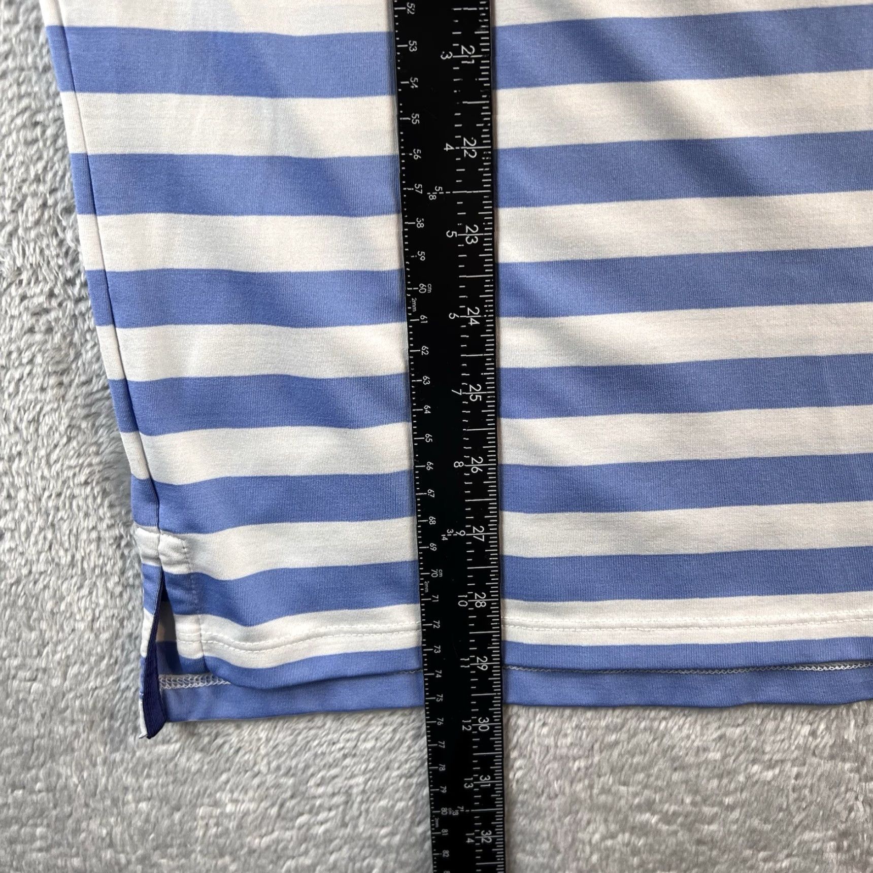 Vintage Greyson 1959 Polo Mens L Blue White Striped Preppy Golf Size US L / EU 52-54 / 3 - 7 Thumbnail