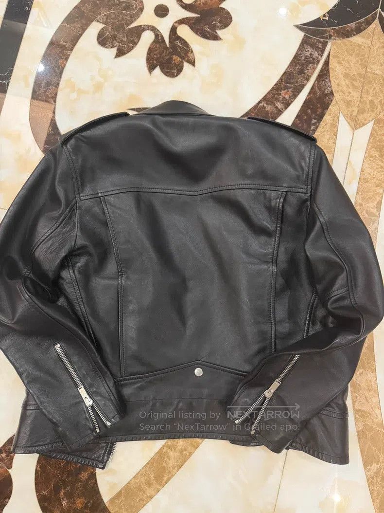Saint Laurent Paris Saint Laurent Paris Motorcycle Leather Jacket Size US M / EU 48-50 / 2 - 2 Thumbnail
