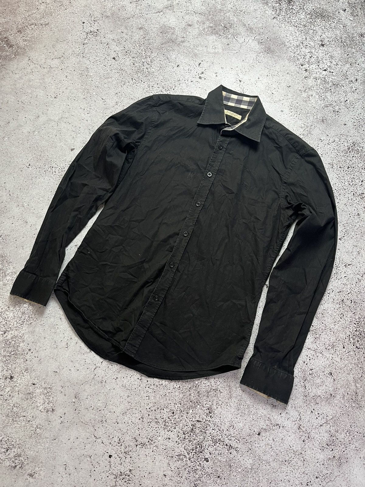 Burberry × Vintage 👔Burberry BRIT Shirt Size M Size US M / EU 48-50 / 2 - 1 Thumbnail