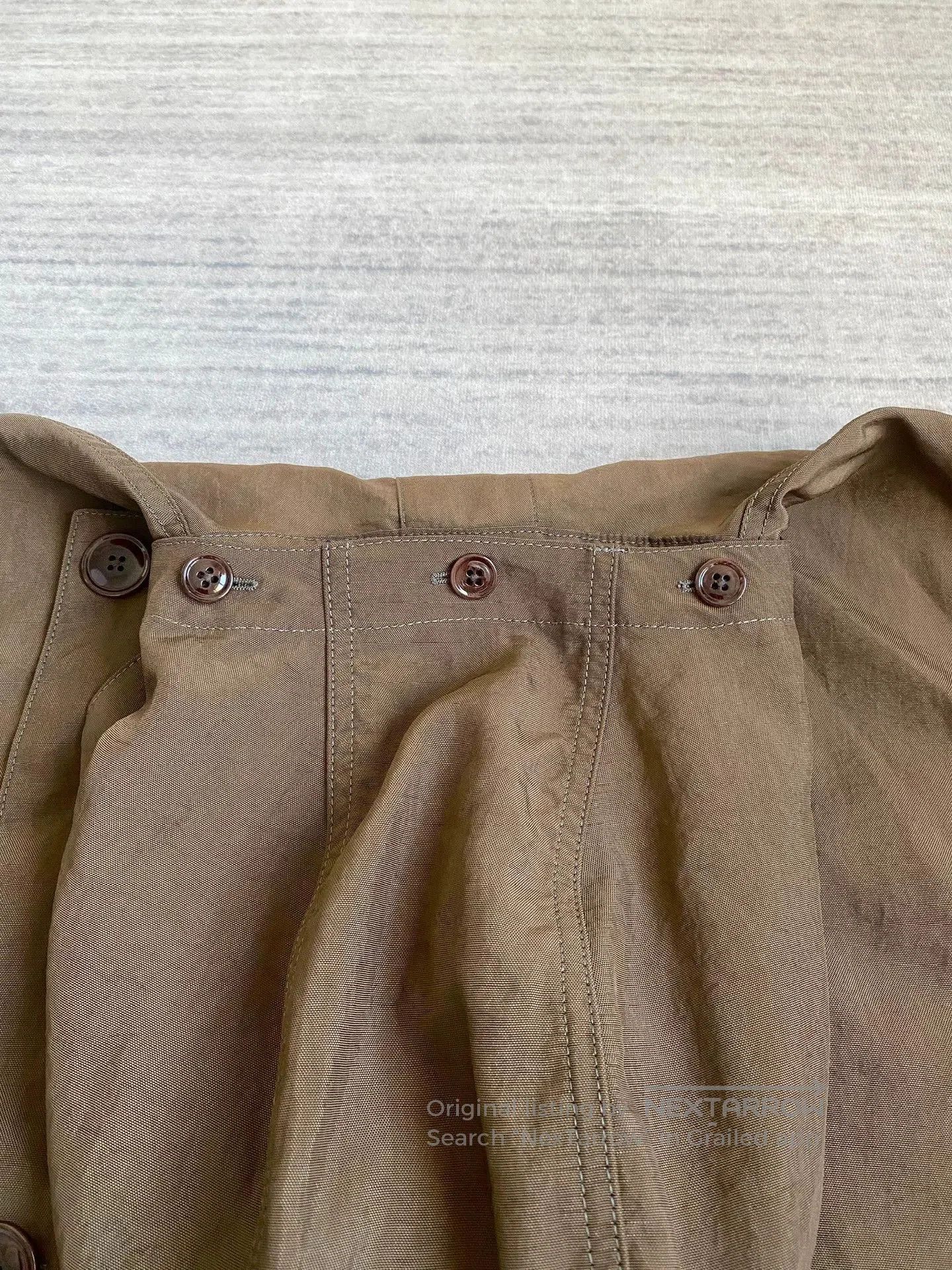 Lemaire brown belted trench coat with military silhouette. Size US XL / EU 56 / 4 - 5 Thumbnail