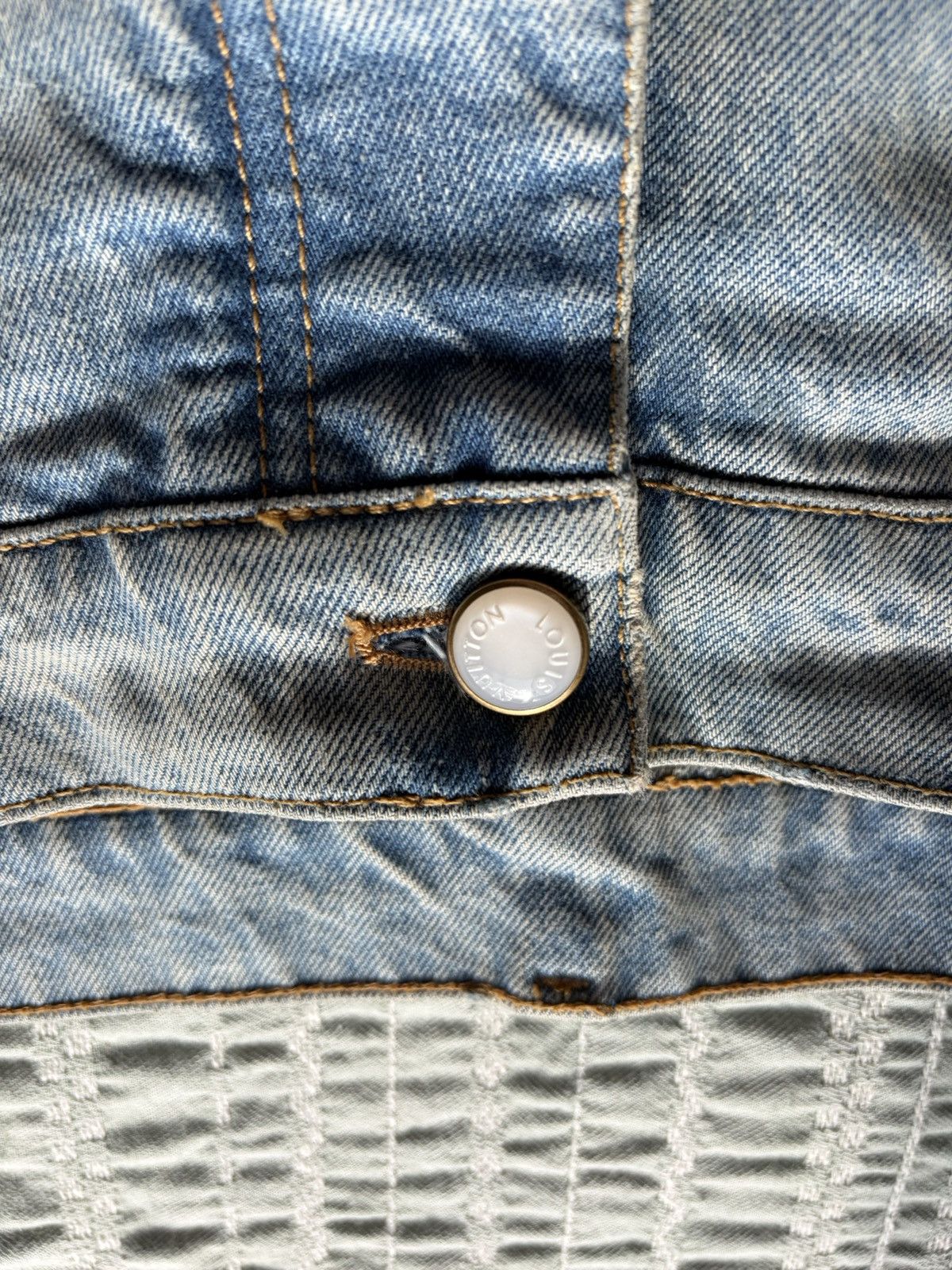 Louis Vuitton Louis Vuitton Staples Edition Denim Skate Fit (38) Size US 38 / EU 54 - 5 Thumbnail