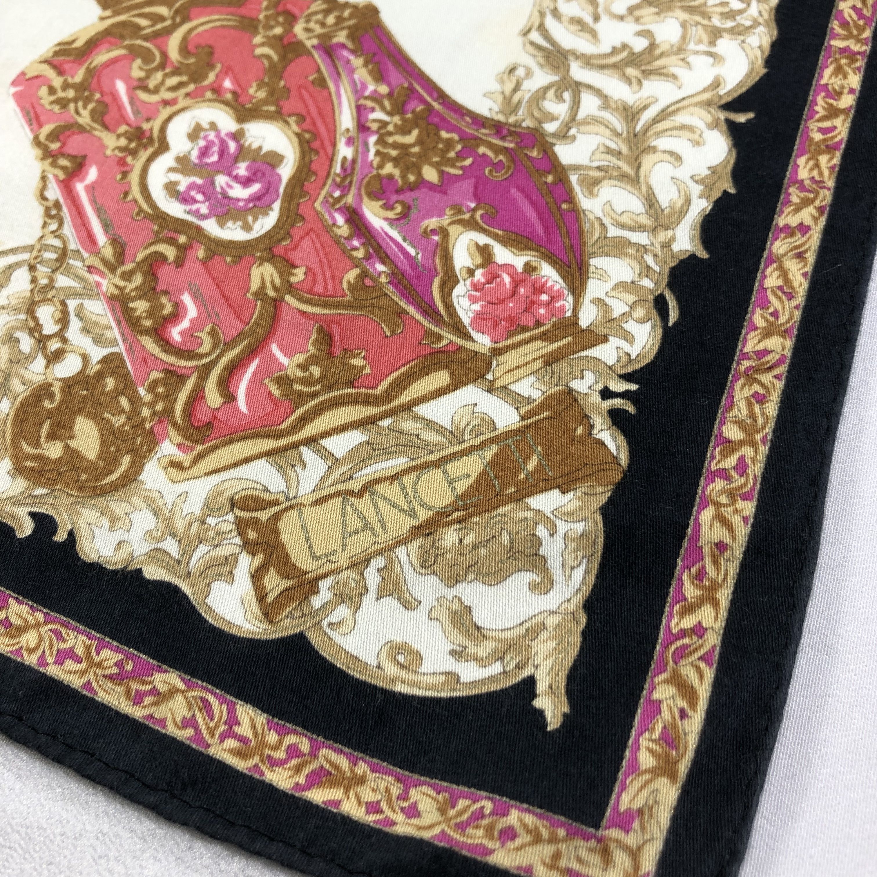 Lui di Lancetti Lancetti Baroque Handkerchief Neckerchief Bandana H1762 Size ONE SIZE - 4 Thumbnail