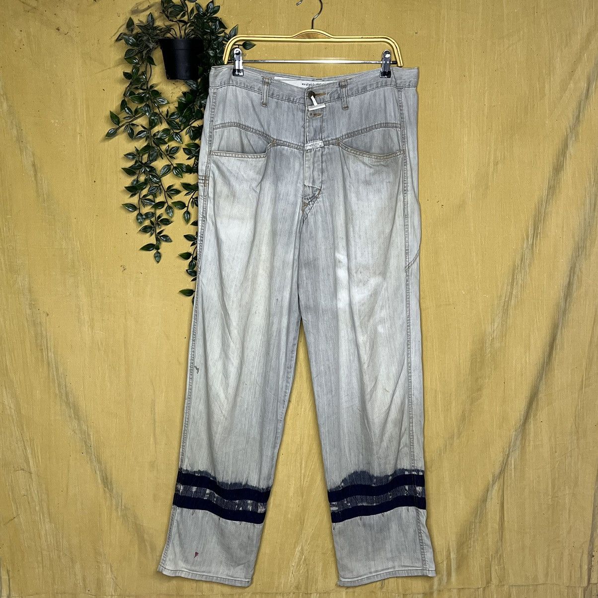 Marithe + Francois Girbaud Vintage Marithe Girbaud Francois Trashed? pant Size US 34 / EU 50 - 2 Thumbnail