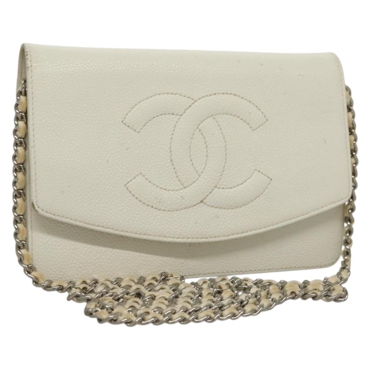 Chanel Chanel Vintage Timeless Wallet on Chain Caviar Size ONE SIZE - 1 Thumbnail