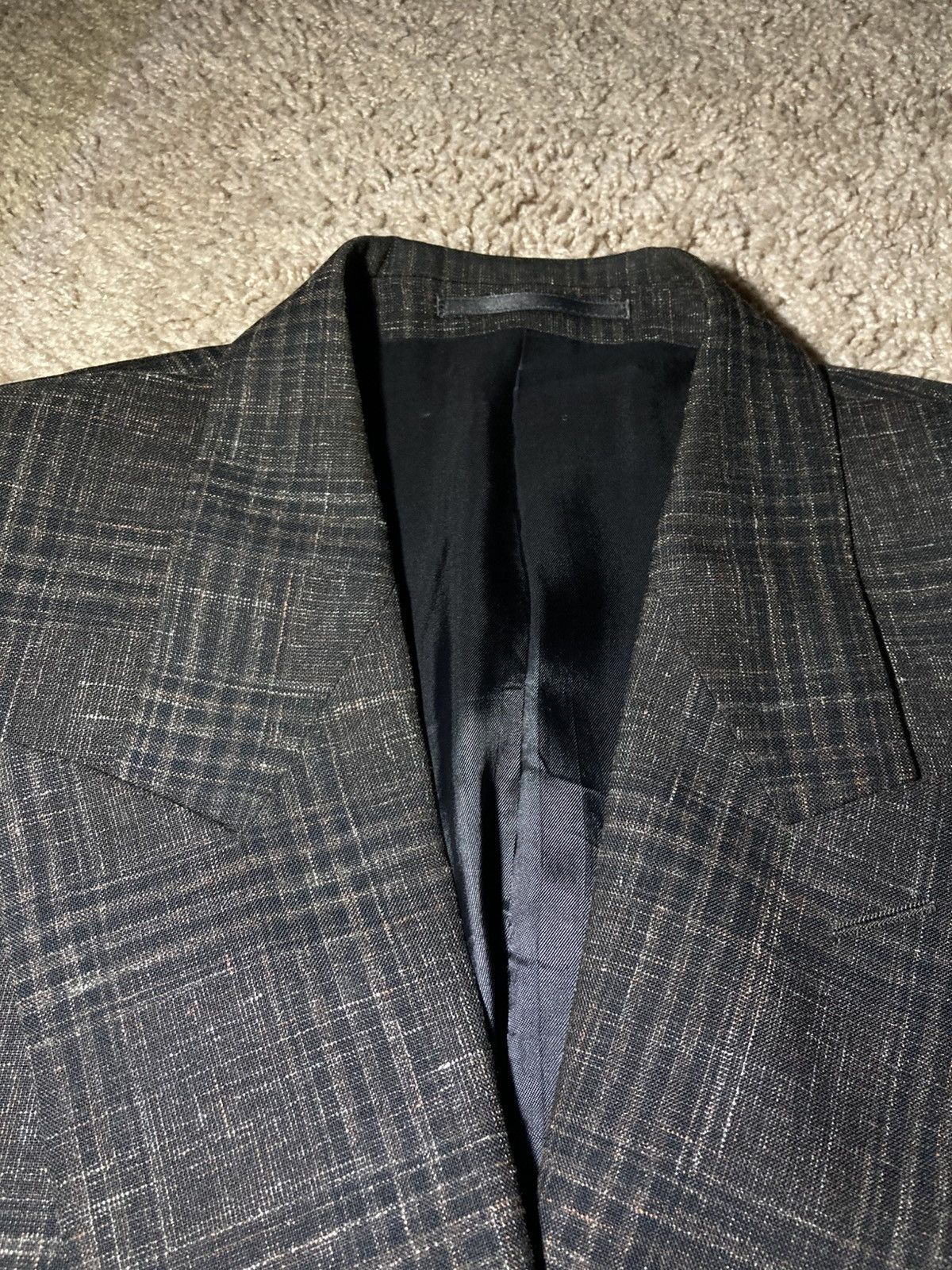 Martine Rose SS20 Martine Rose Prince of Wales Tailored Suit Jacket 2020 Size 46R - 6 Thumbnail