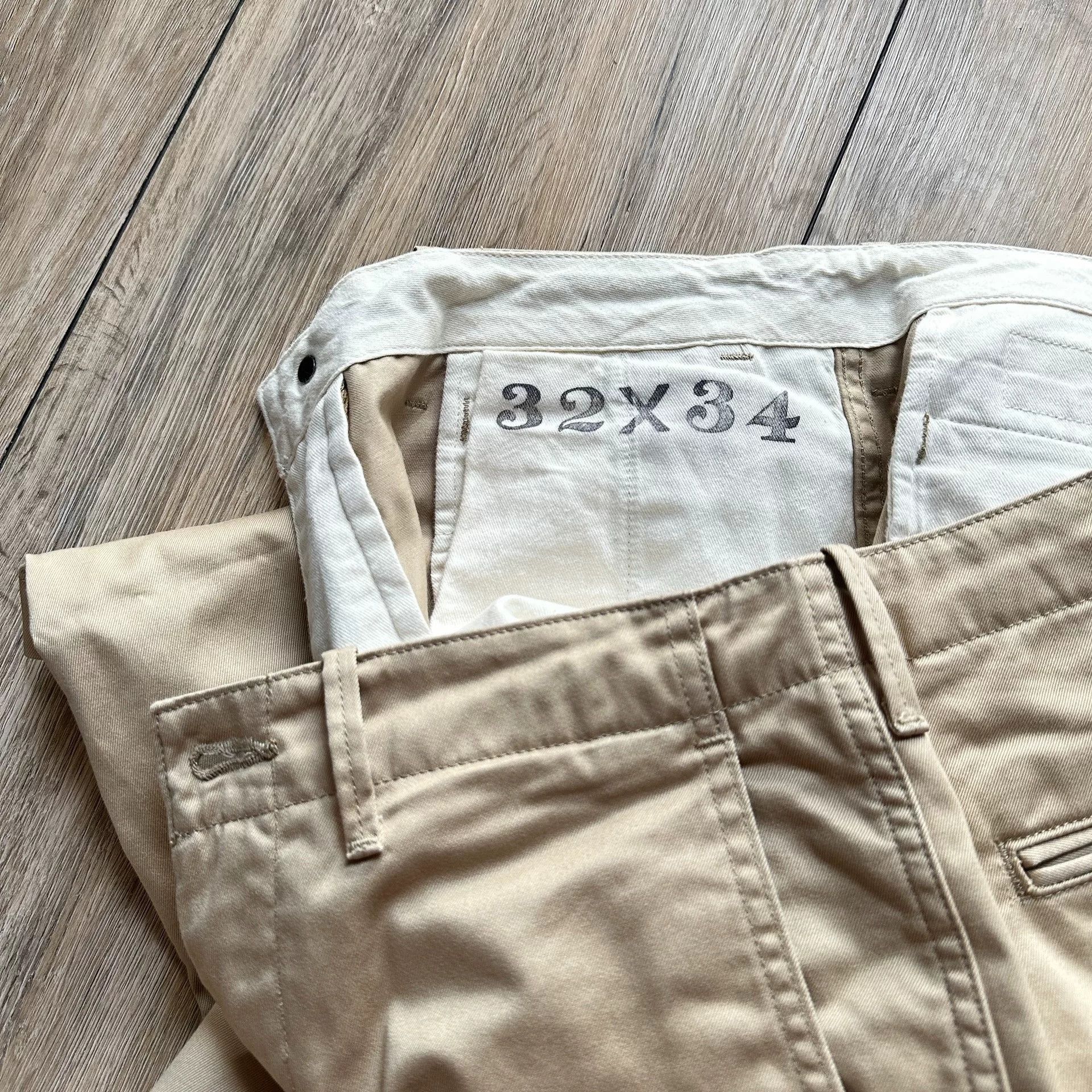 WESCO Wesco Japan Cycleman 1940s 41Khaki Trousers Size US 32 / EU 48 - 3 Thumbnail