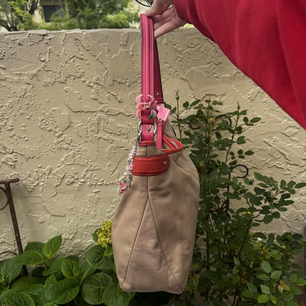 Coach Y2K Coach 2-Tone Beige & Pink Convertible Bag Size ONE SIZE - 5 Thumbnail